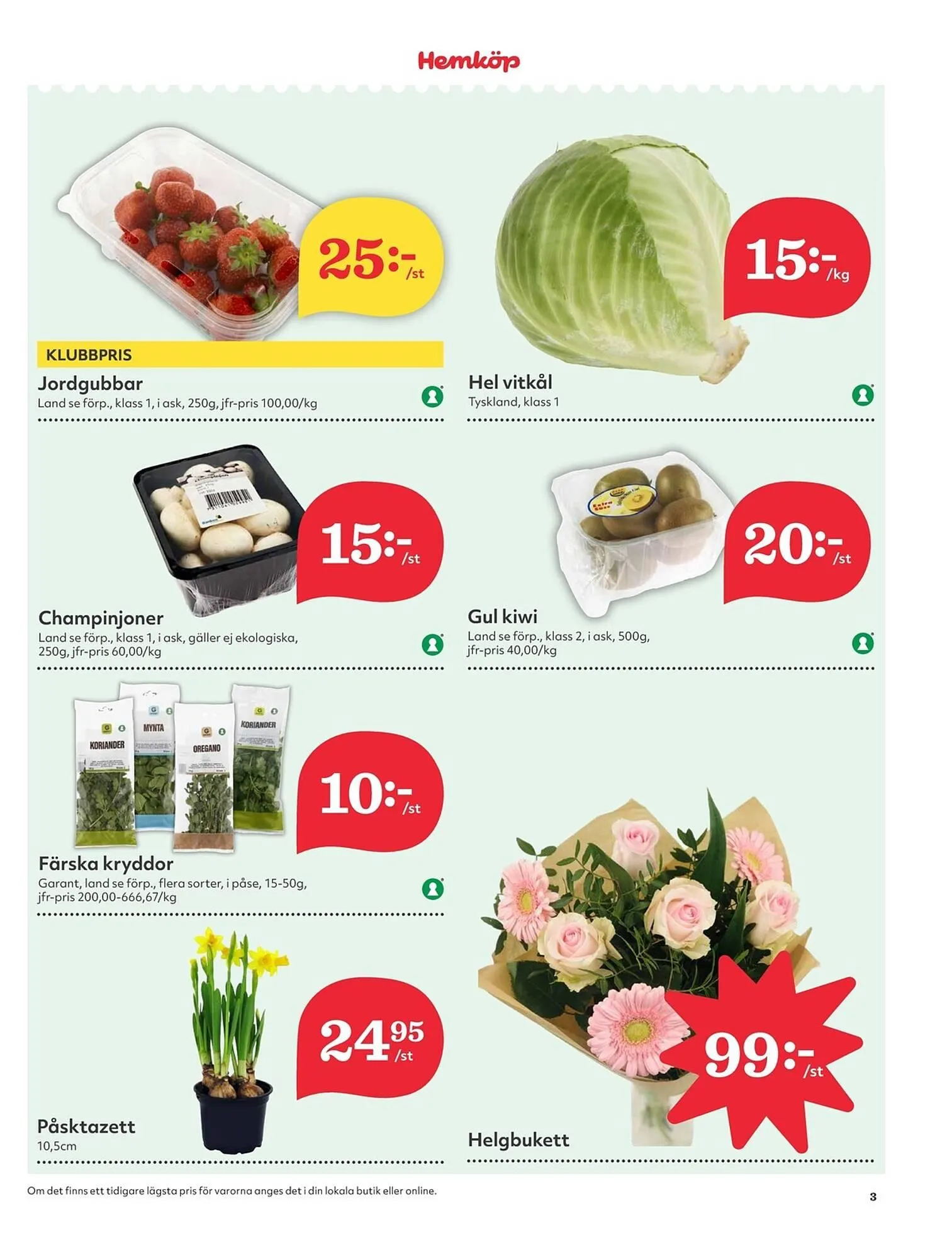 Hemköp reklamblad från 17 mars till 23 mars 2025 - Reklamblad sidor 3