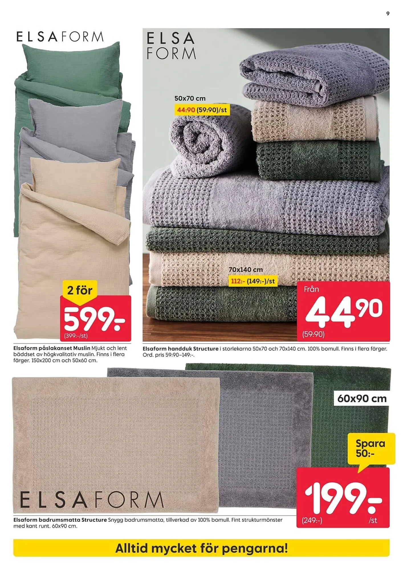 Rusta reklamblad från 1 september till 8 september 2025 - Reklamblad sidor 9