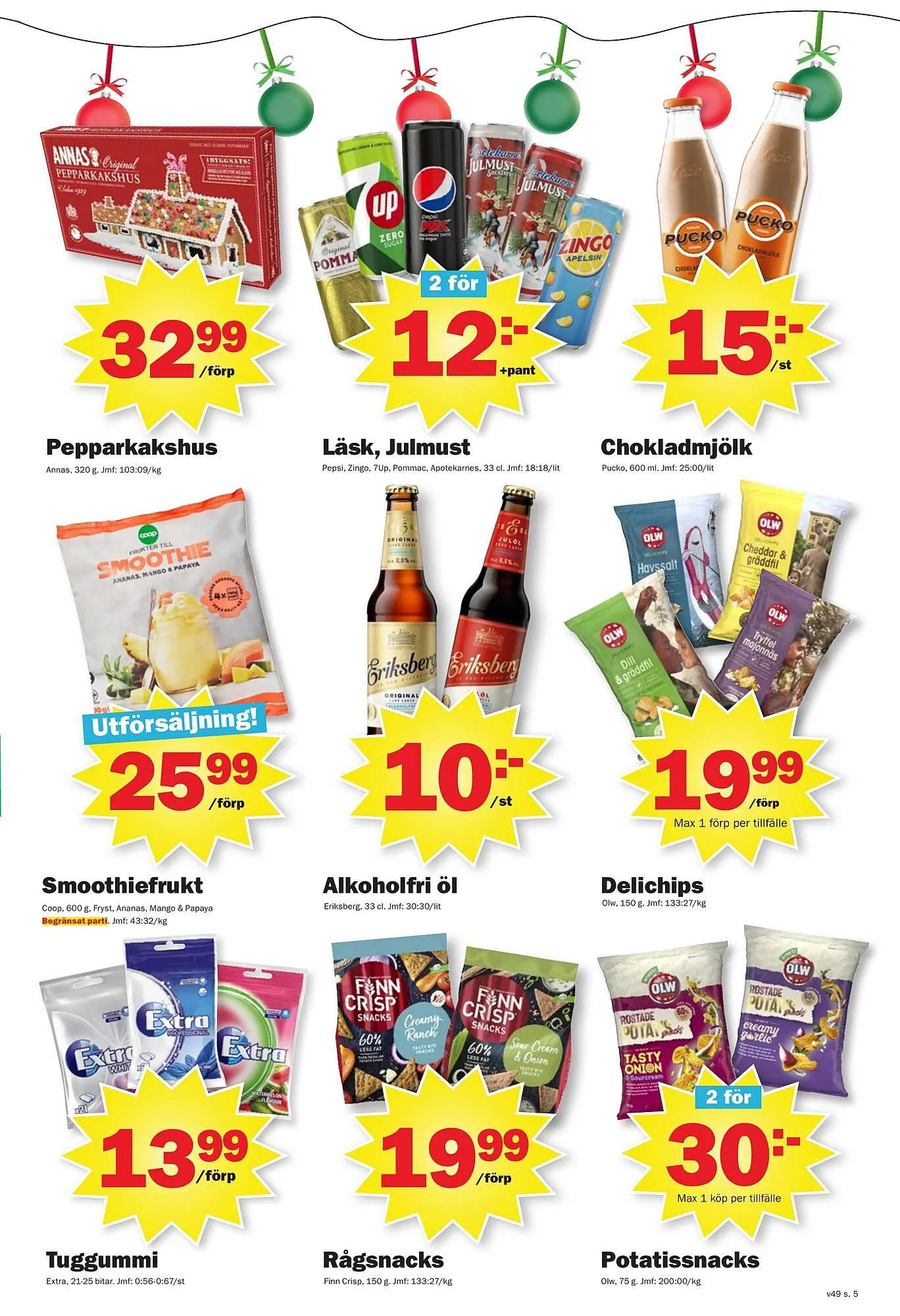 Pekås reklamblad från 4 december till 9 december 2023 - Reklamblad sidor 5