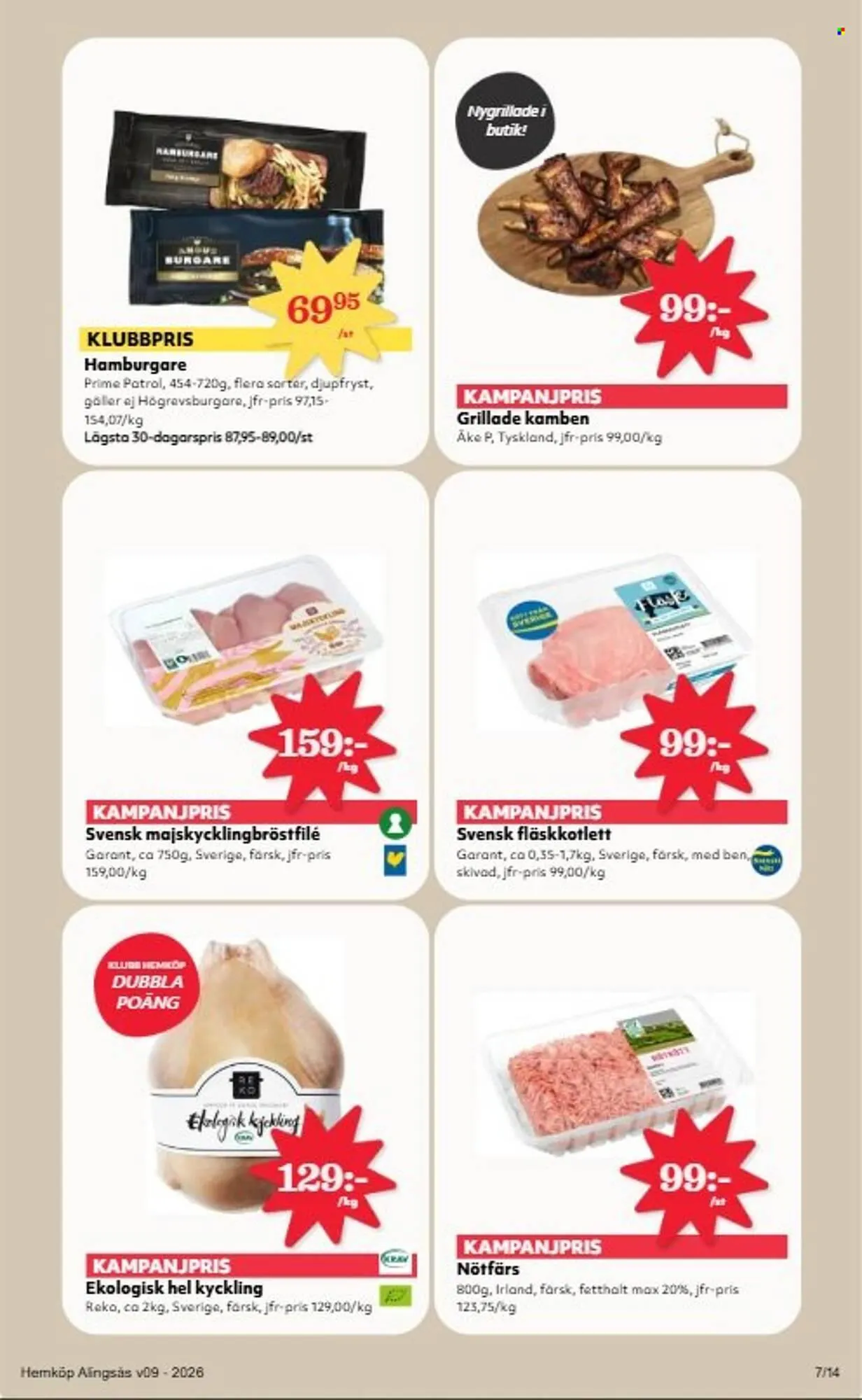 Hemköp reklamblad från 23 februari till 1 mars 2026 - Reklamblad sidor 7