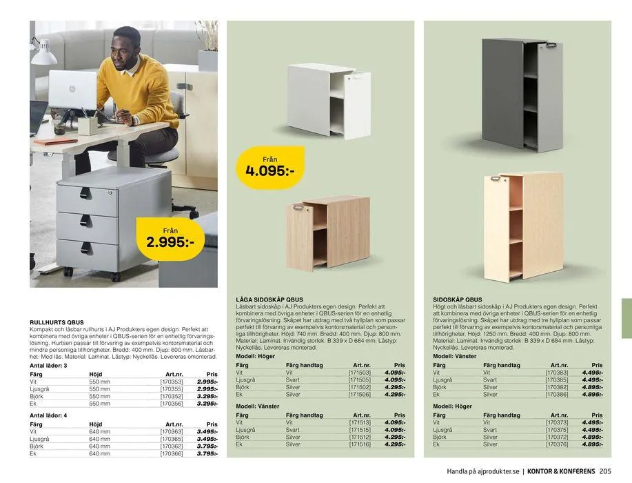 AJ Produkter! från 28 maj till 31 december 2024 - Reklamblad sidor 205