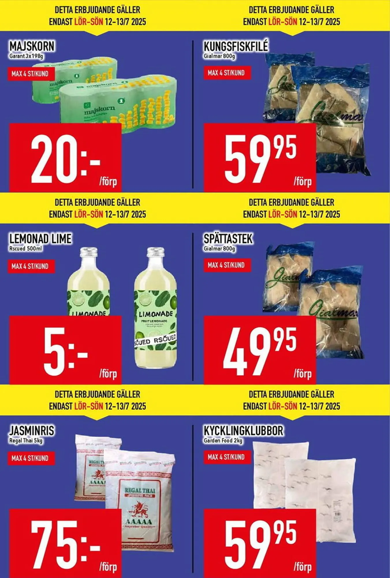 Matdax reklamblad från 7 juli till 13 juli 2025 - Reklamblad sidor 6