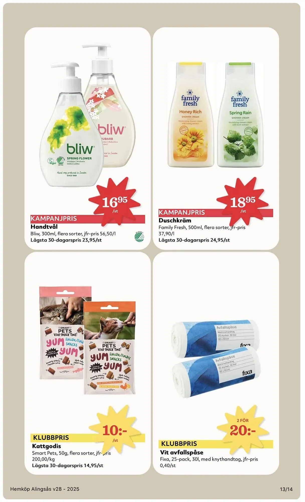 Östenssons reklamblad från 7 juli till 14 juli 2025 - Reklamblad sidor 13