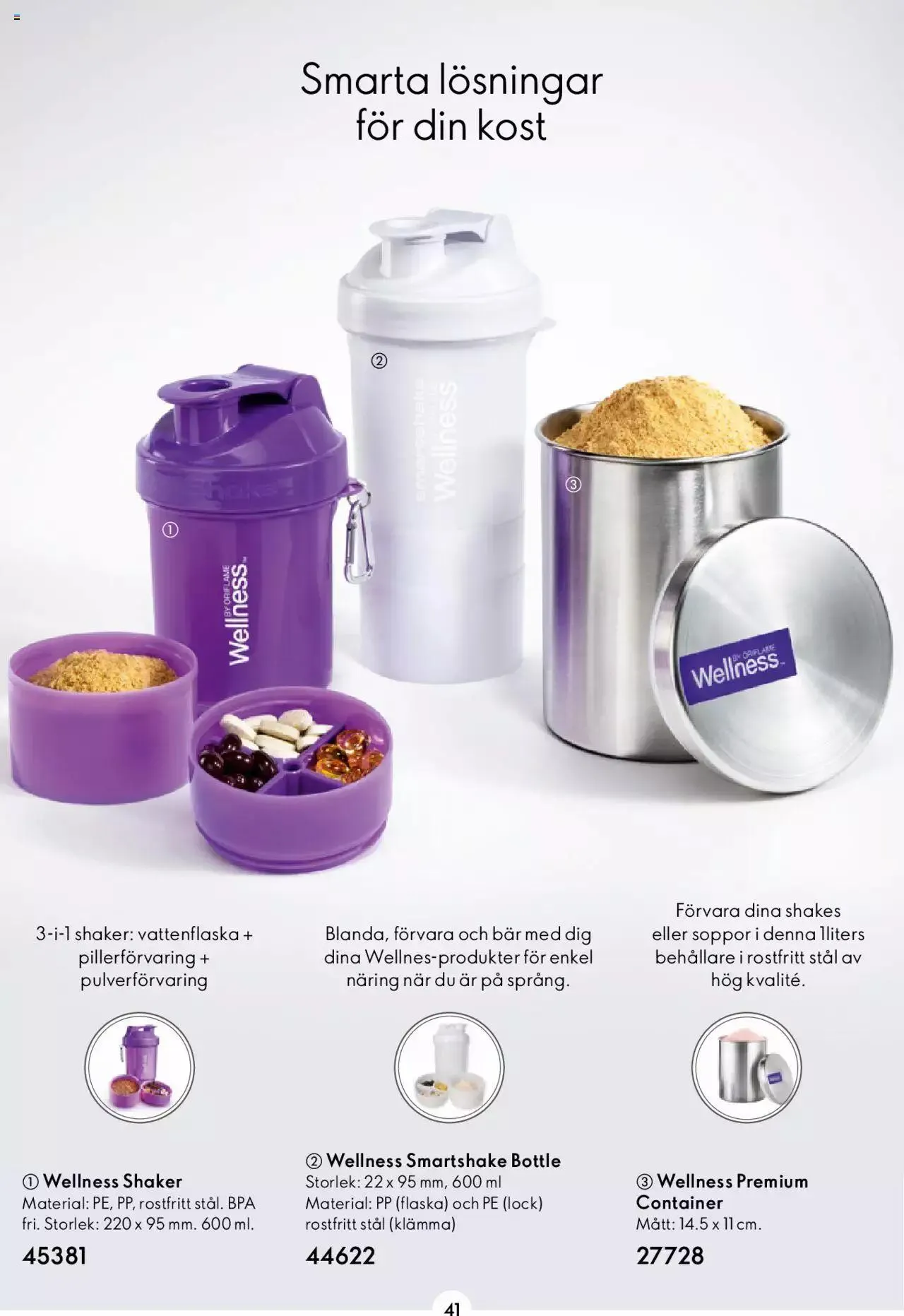 Oriflame - Wellness Catalogue från 1 mars till 31 december 2023 - Reklamblad sidor 41