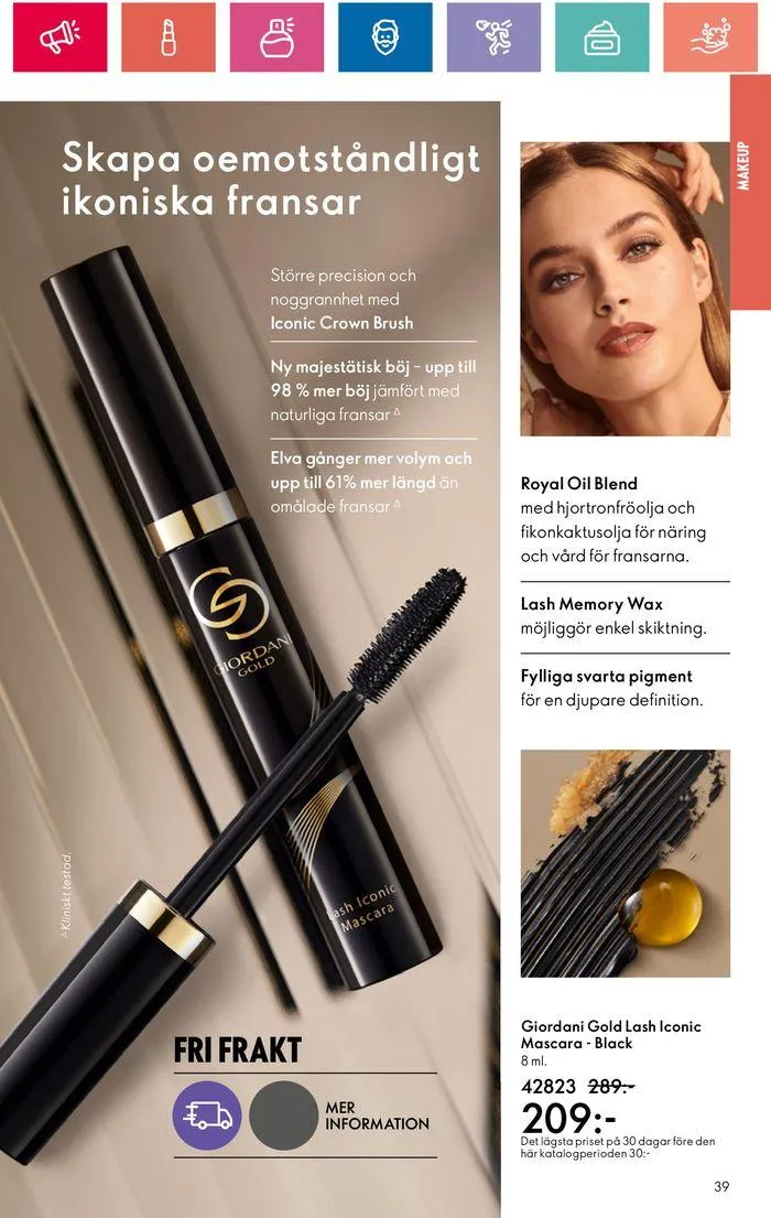 Oriflame reklamblad från 20 juni till 4 juli 2024 - Reklamblad sidor 39