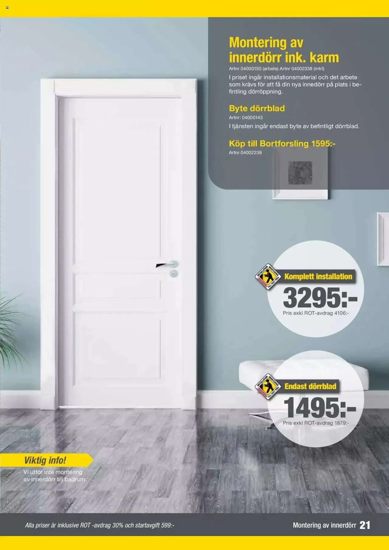 Bauhaus - Katalog Montageservice från 1 februari till 31 december 2024 - Reklamblad sidor 19