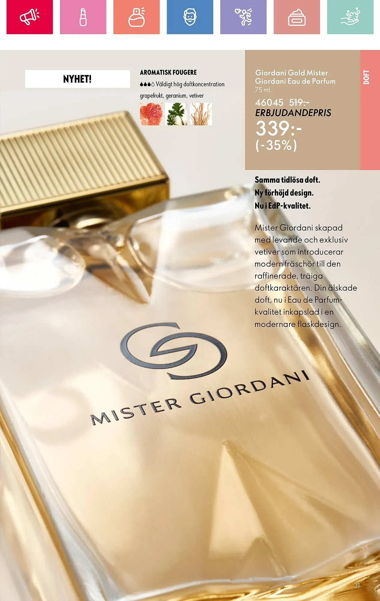 Oriflame reklamblad från 26 januari till 15 februari 2025 - Reklamblad sidor 31