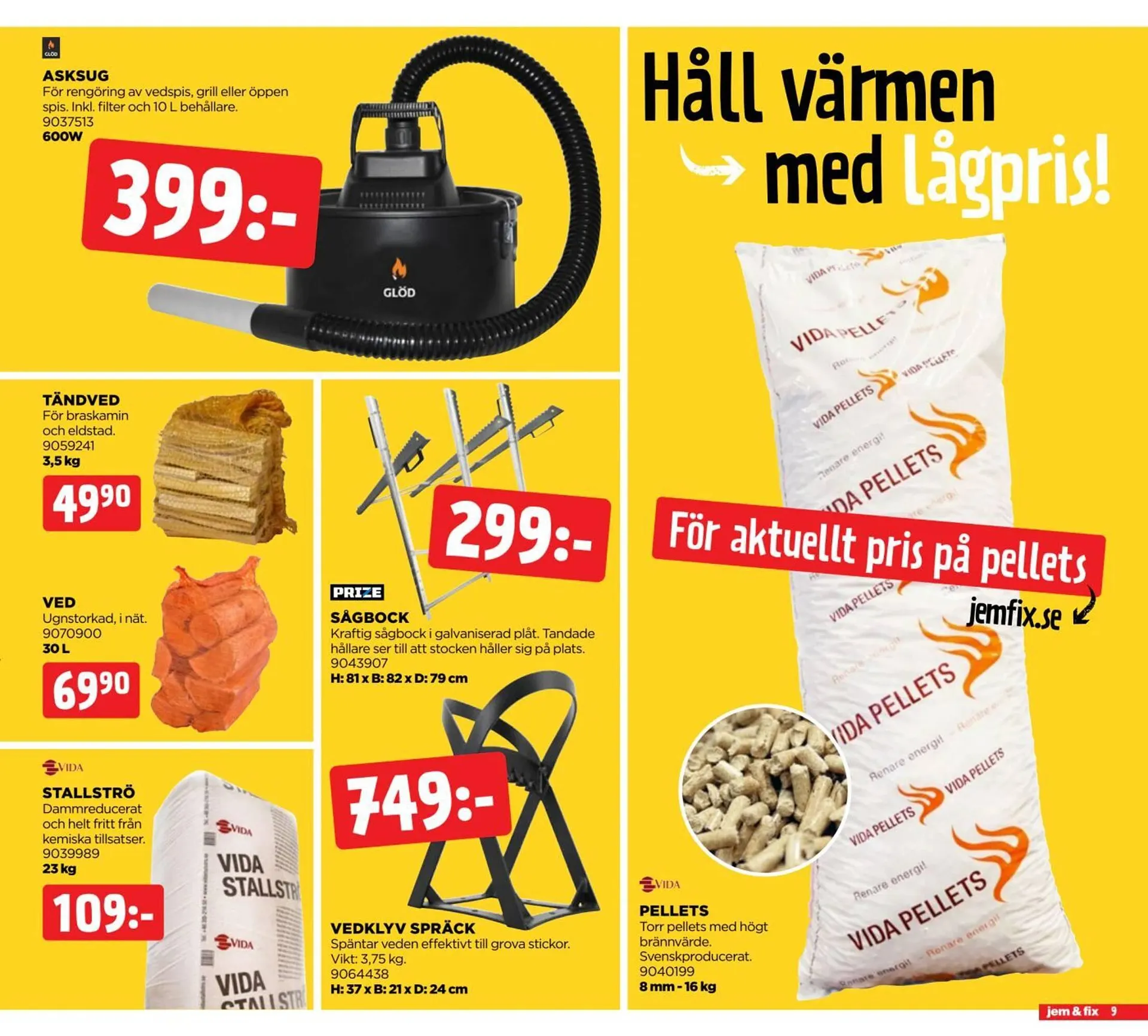 Jem&Fix reklamblad från 19 januari till 9 februari 2026 - Reklamblad sidor 9
