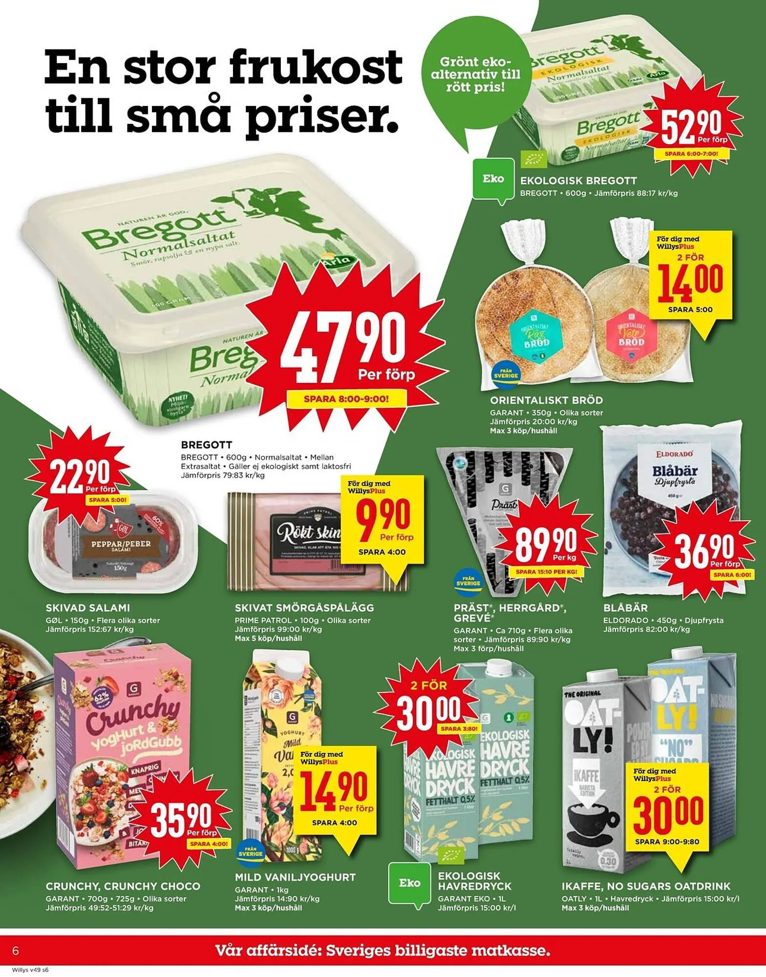 Willys reklamblad från 4 december till 10 december 2023 - Reklamblad sidor 6