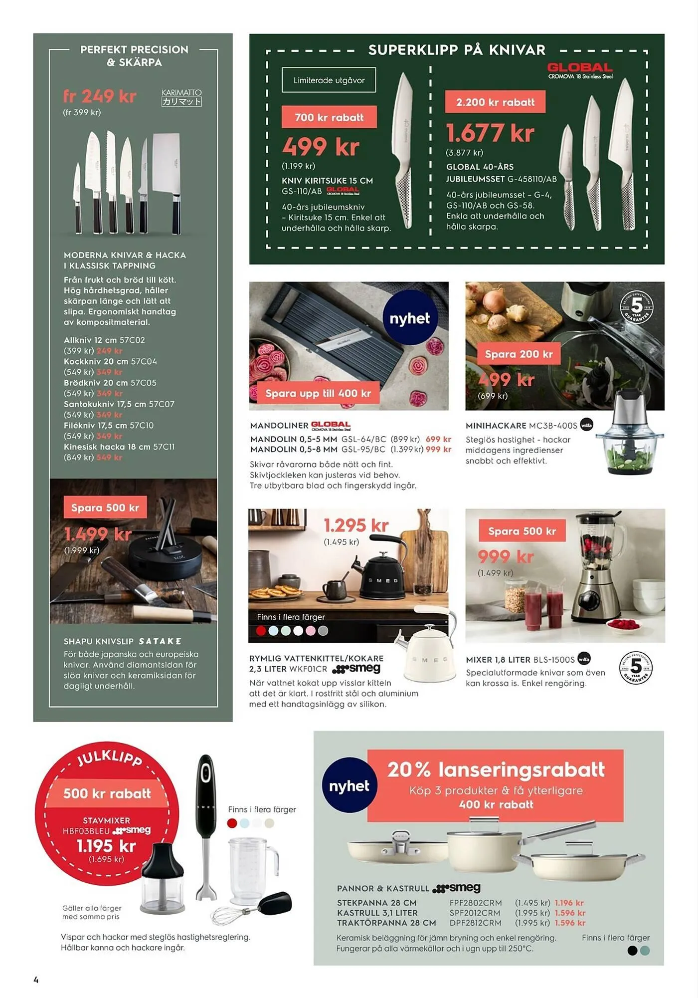 Electrolux Home reklamblad från 3 december till 23 december 2025 - Reklamblad sidor 4