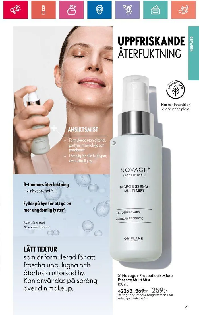 Oriflame reklamblad från 20 juni till 4 juli 2024 - Reklamblad sidor 81