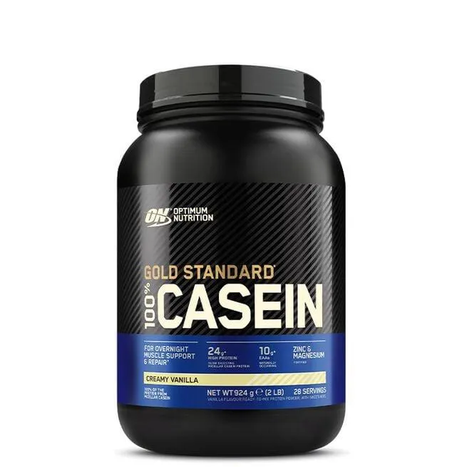 100% Casein Gold Standard, 908 g Creamy Vanilla