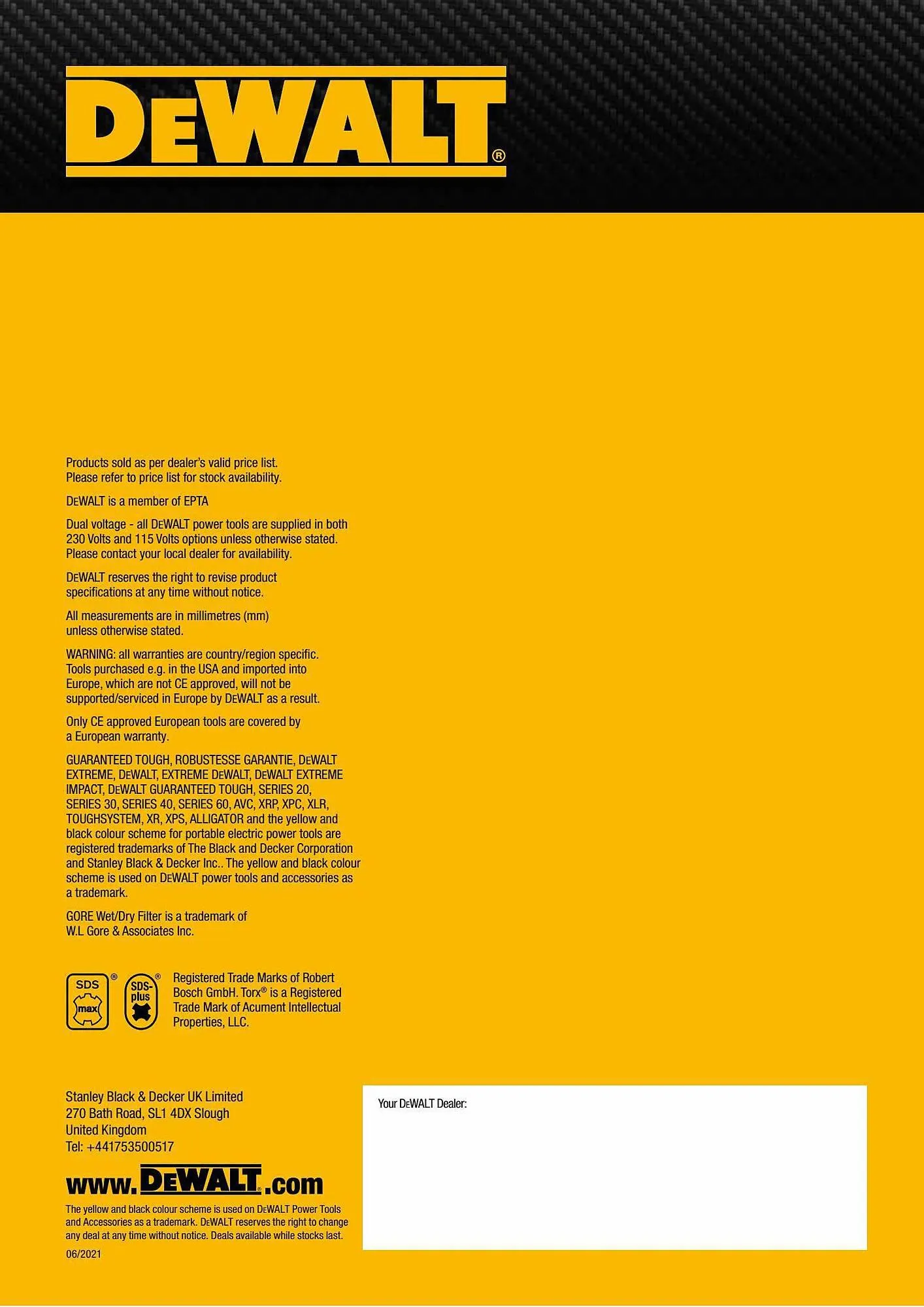 Dewalt reklamblad från 31 augusti till 30 september 2023 - Reklamblad sidor 176