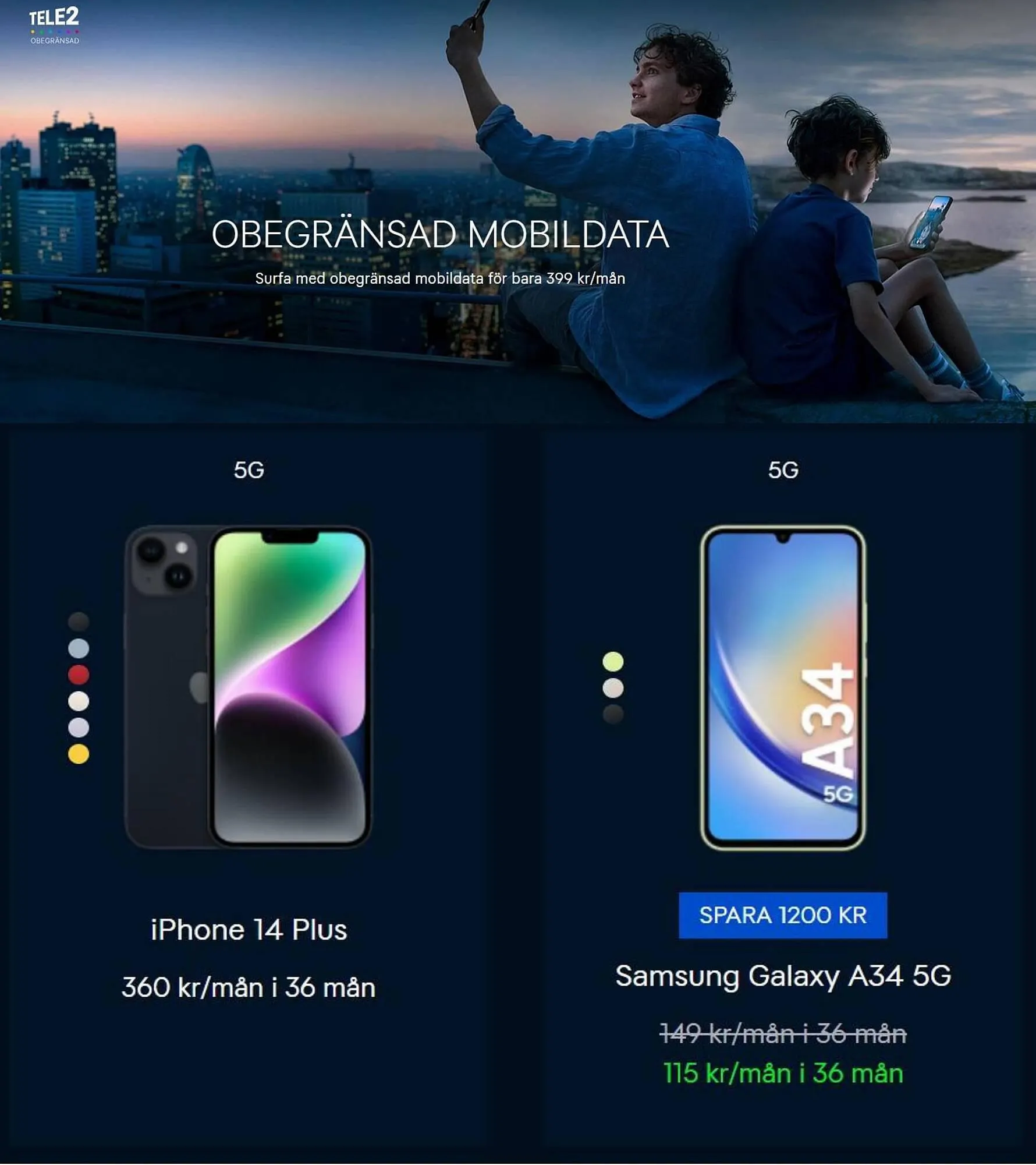 Tele2 reklamblad från 20 juni till 25 juli 2023 - Reklamblad sidor 7