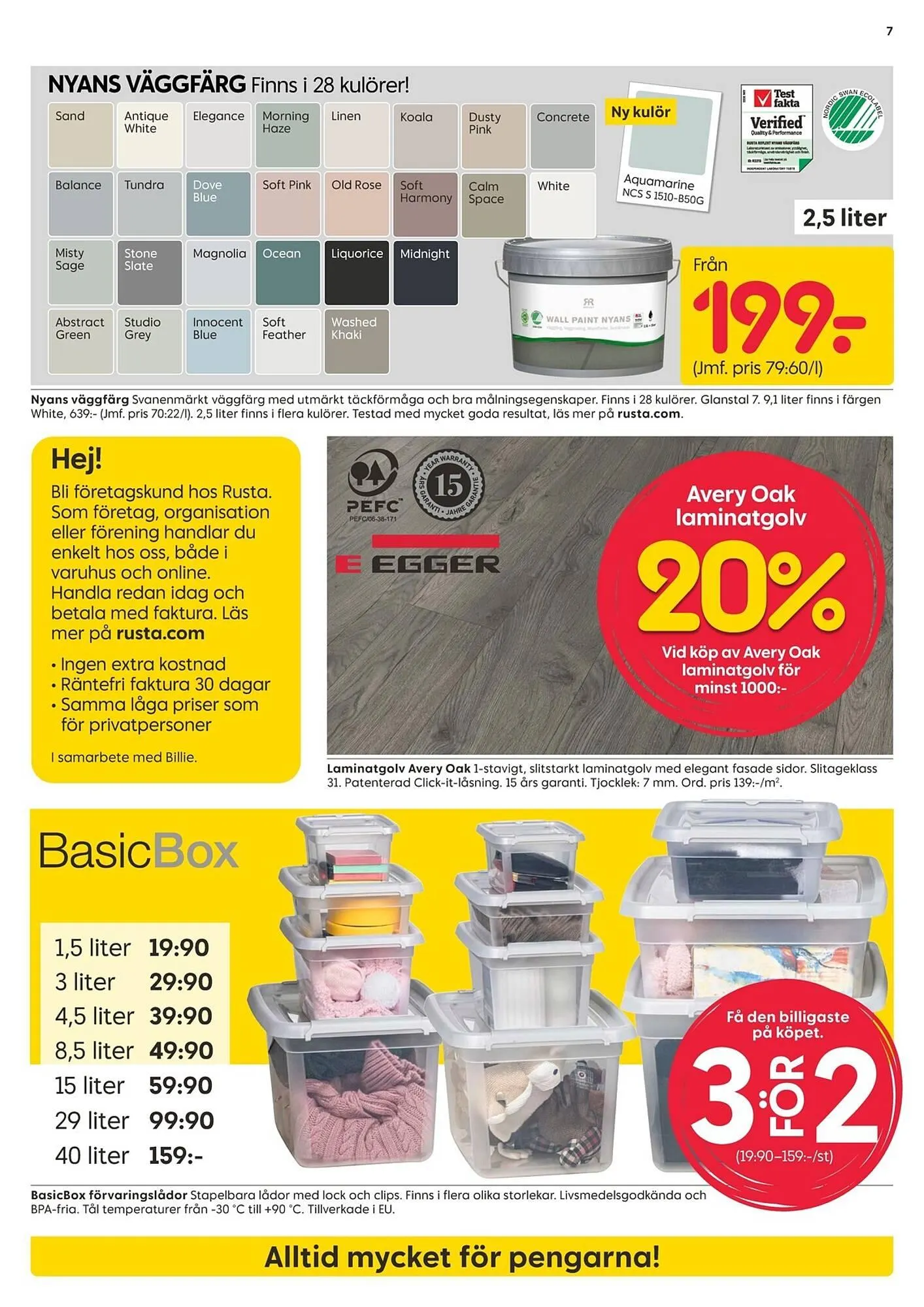 Rusta reklamblad från 1 september till 8 september 2025 - Reklamblad sidor 7