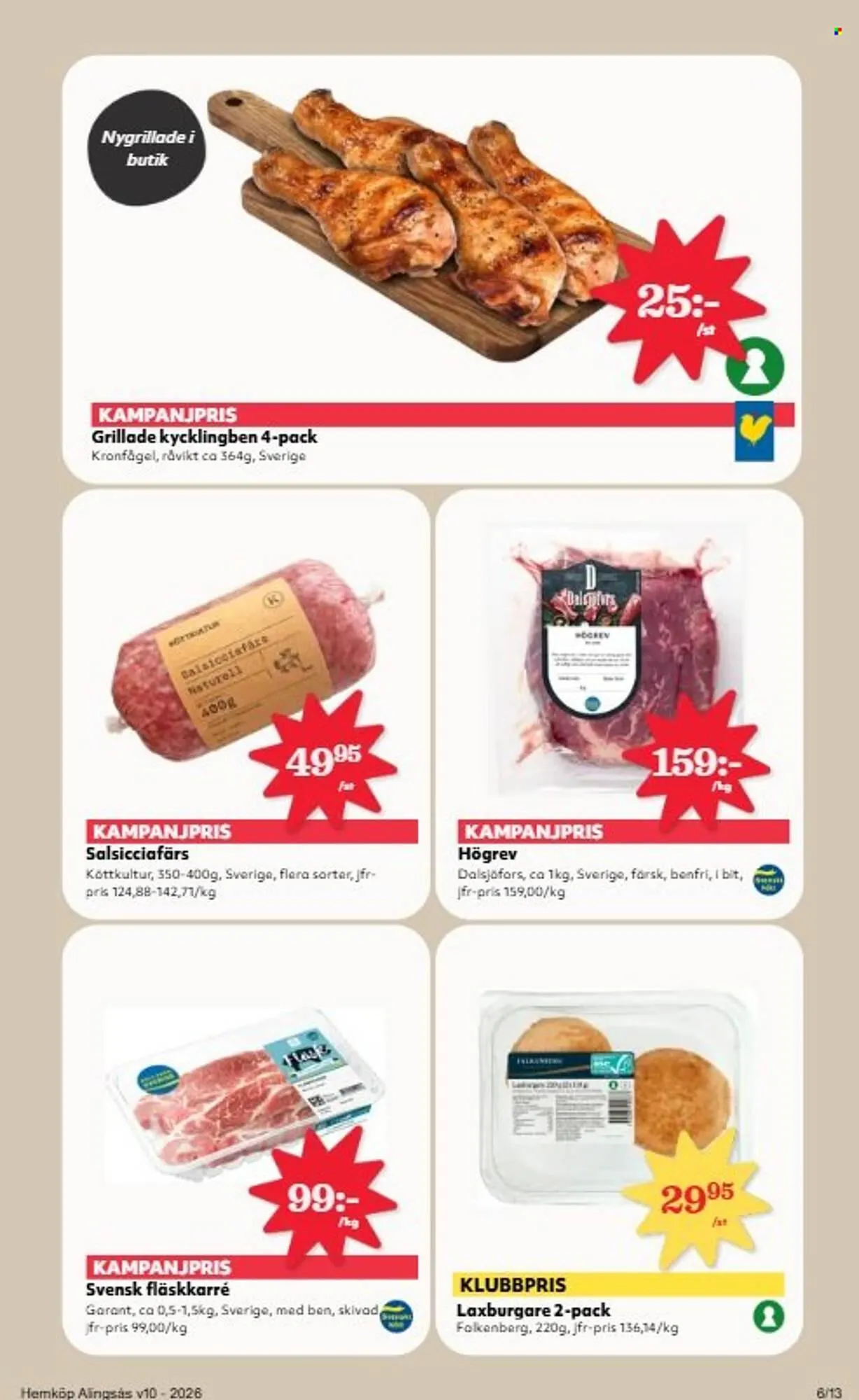 Hemköp reklamblad från 2 mars till 8 mars 2026 - Reklamblad sidor 6