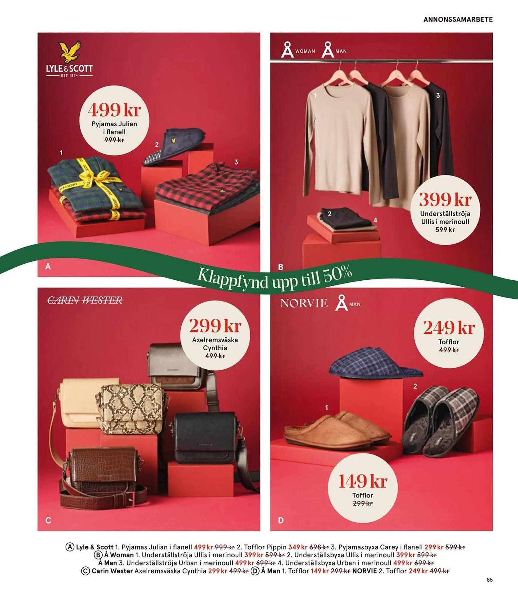 Åhléns reklamblad från 25 november till 11 december 2025 - Reklamblad sidor 85
