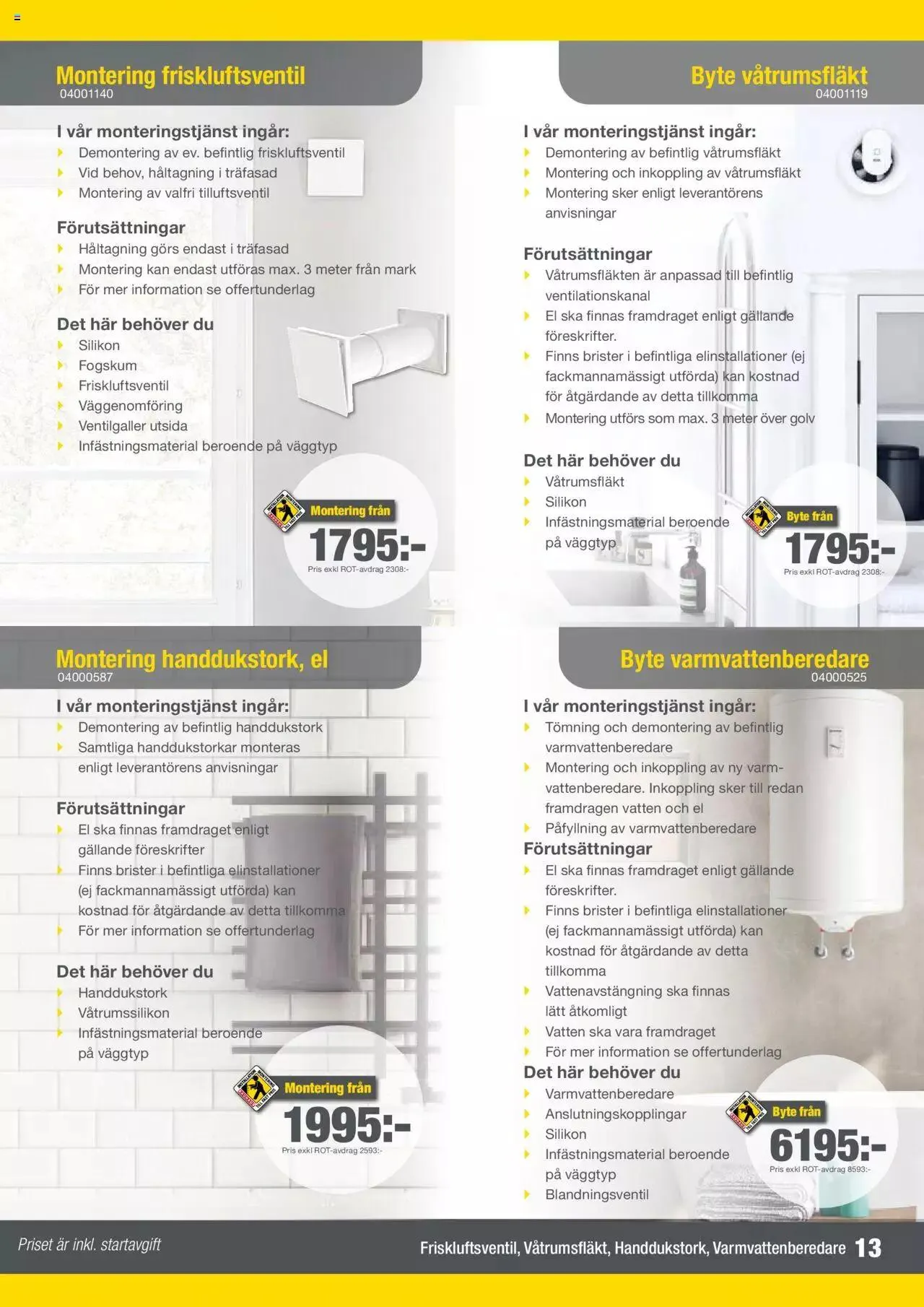 Bauhaus - Katalog Montageservice från 1 februari till 31 december 2024 - Reklamblad sidor 35