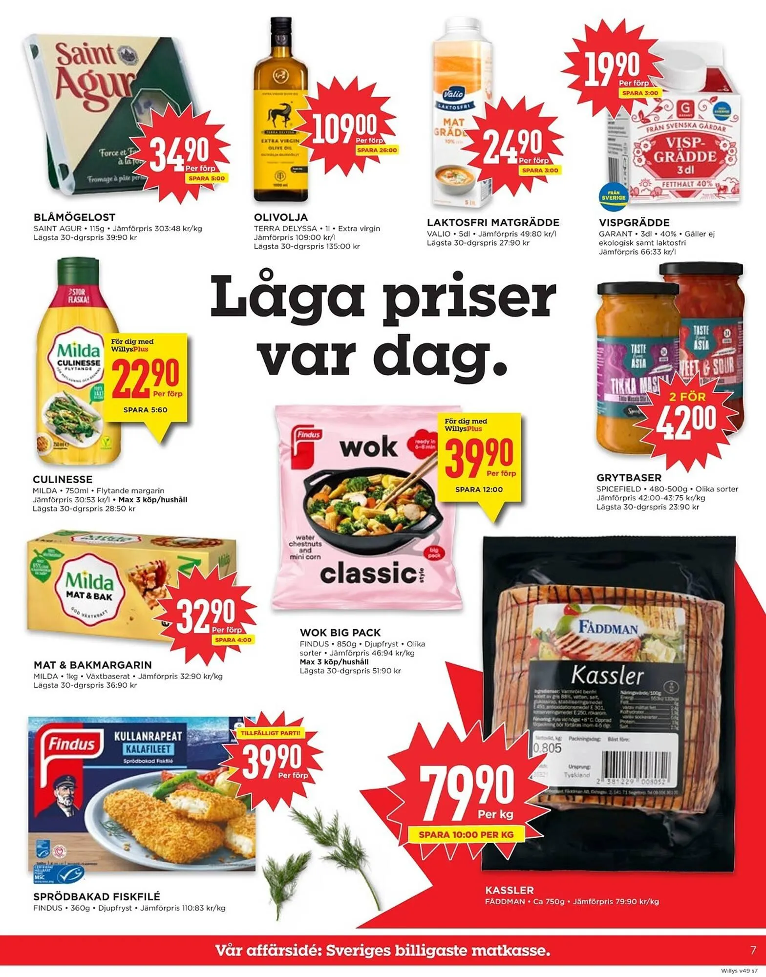 Willys reklamblad från 1 december till 7 december 2025 - Reklamblad sidor 7