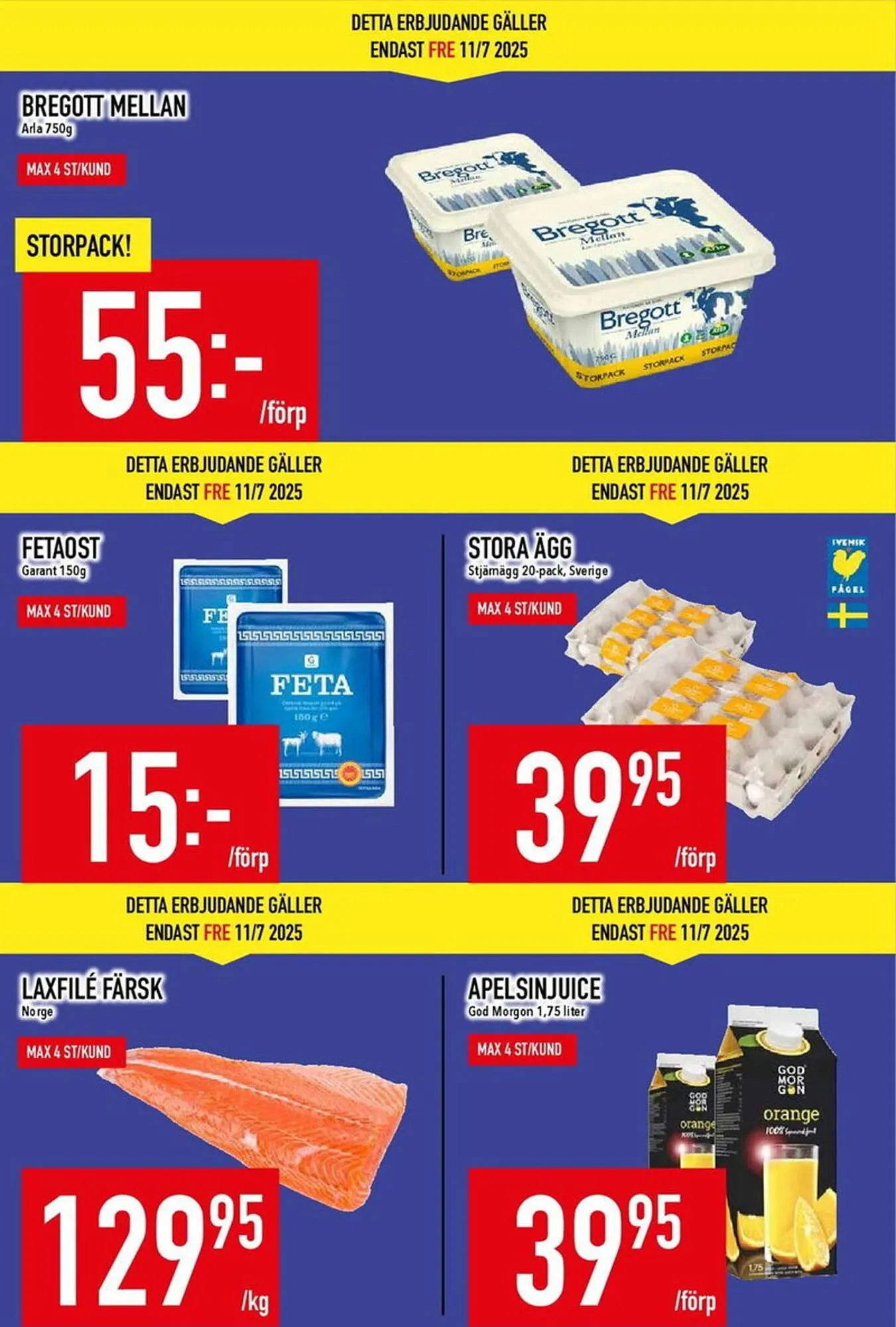 Matdax reklamblad från 7 juli till 13 juli 2025 - Reklamblad sidor 4