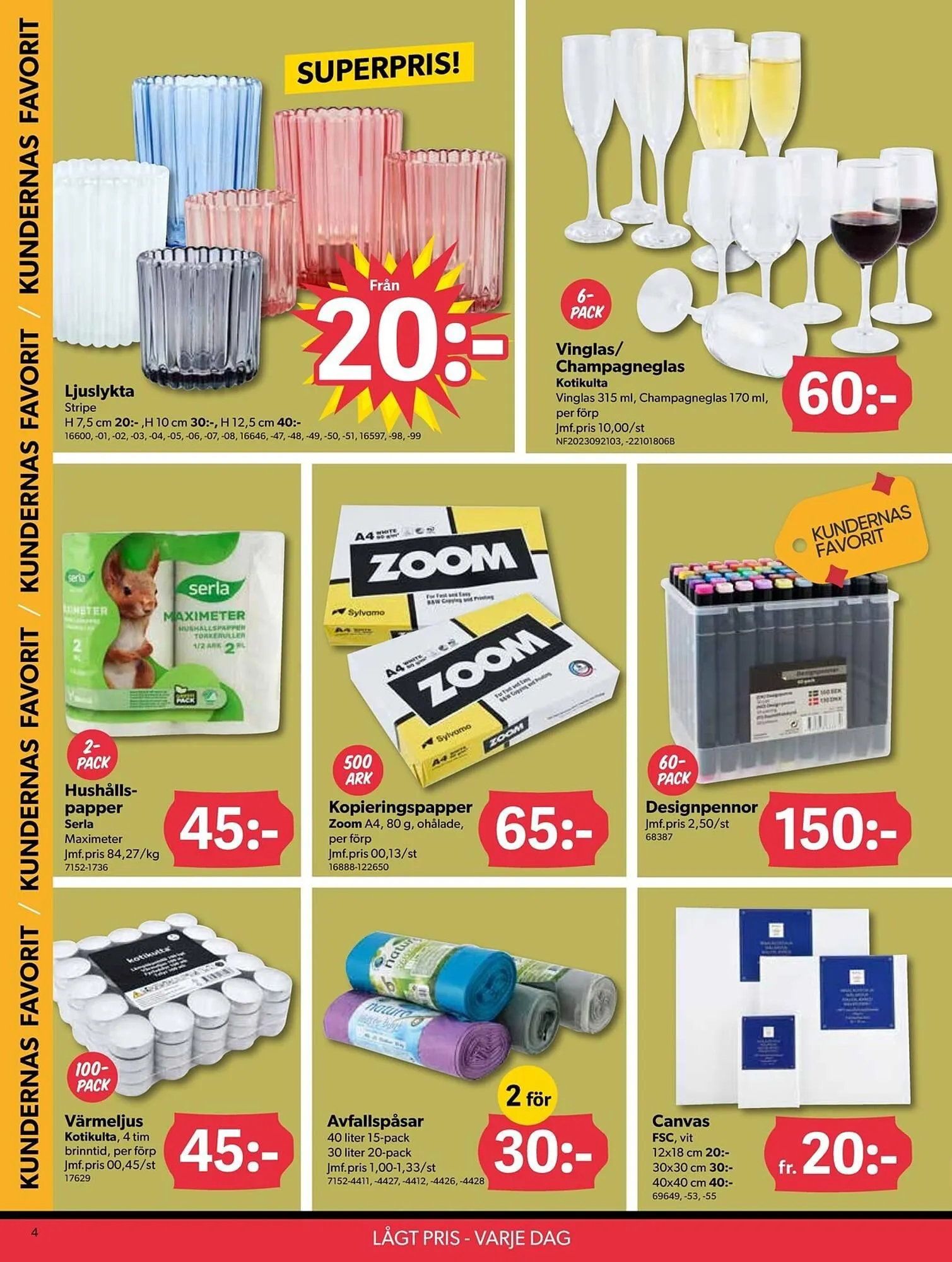 DollarStore annonsblad från 8 september till 21 september 2025 - Reklamblad sidor 4