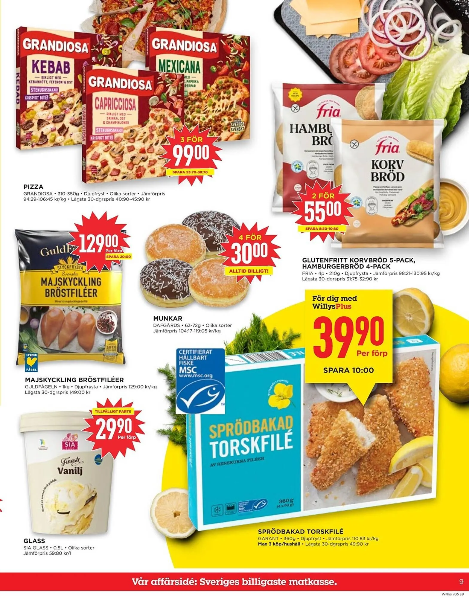 Willys reklamblad från 25 augusti till 31 augusti 2025 - Reklamblad sidor 9