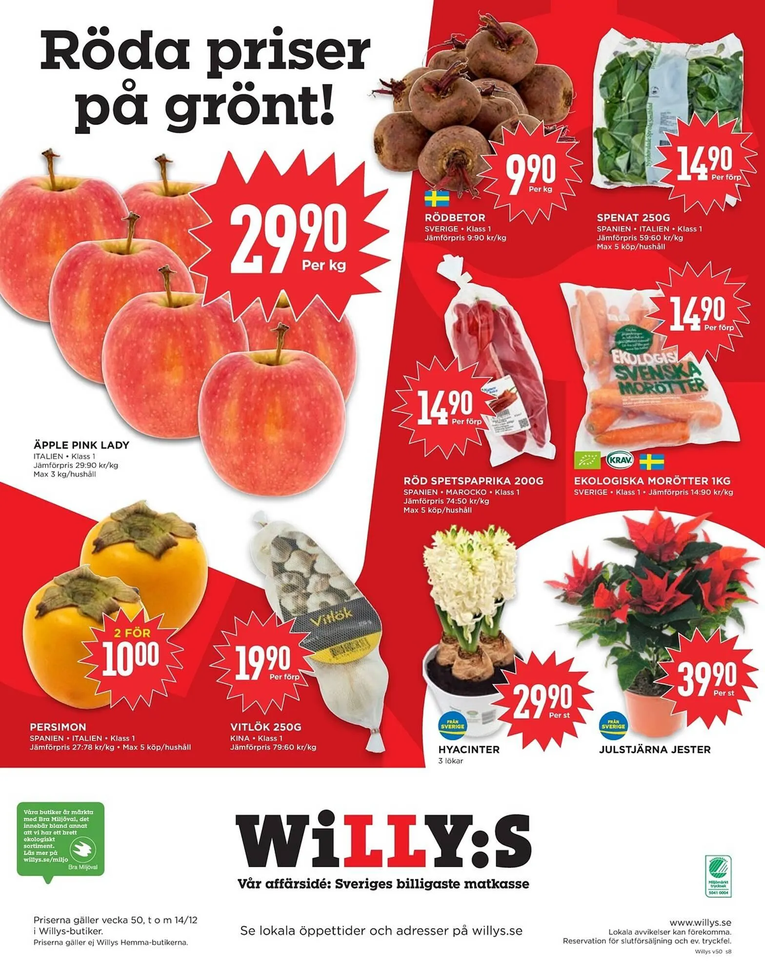 Willys reklamblad från 8 december till 14 december 2025 - Reklamblad sidor 16