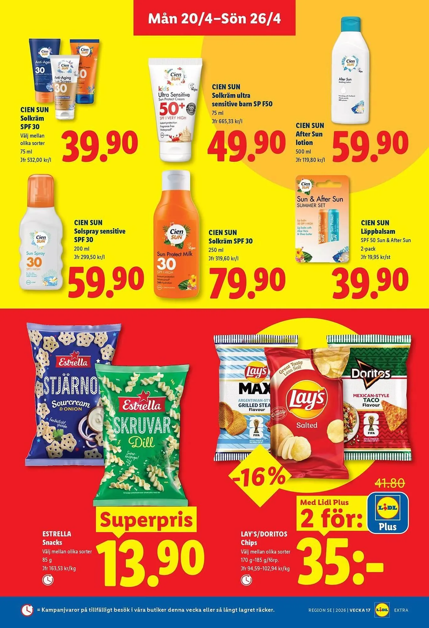 Lidl reklamblad från 20 april till 26 april 2026 - Reklamblad sidor 14