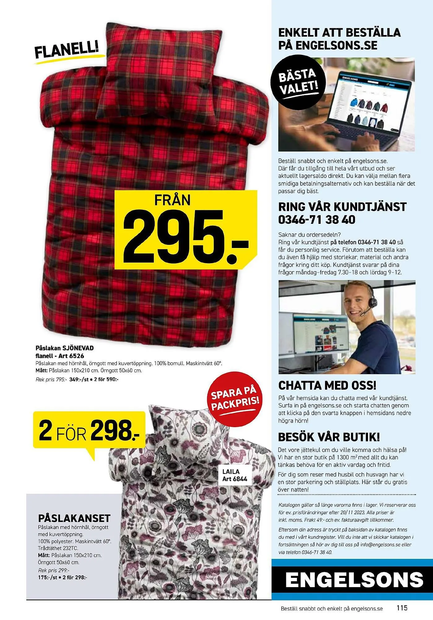 Engelsons reklamblad från 23 oktober till 30 november 2023 - Reklamblad sidor 115