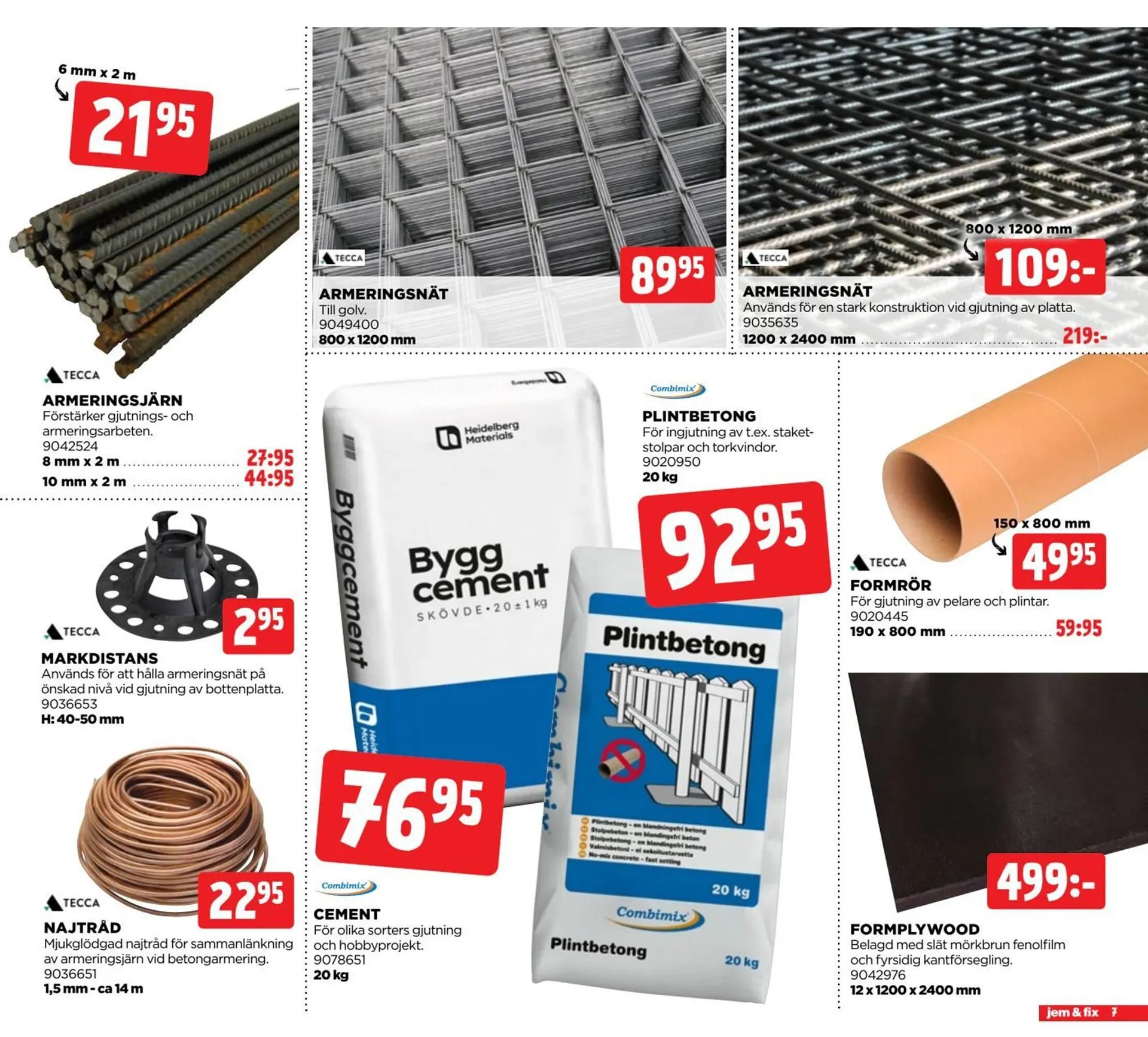 Jem&Fix reklamblad från 22 september till 6 oktober 2025 - Reklamblad sidor 7