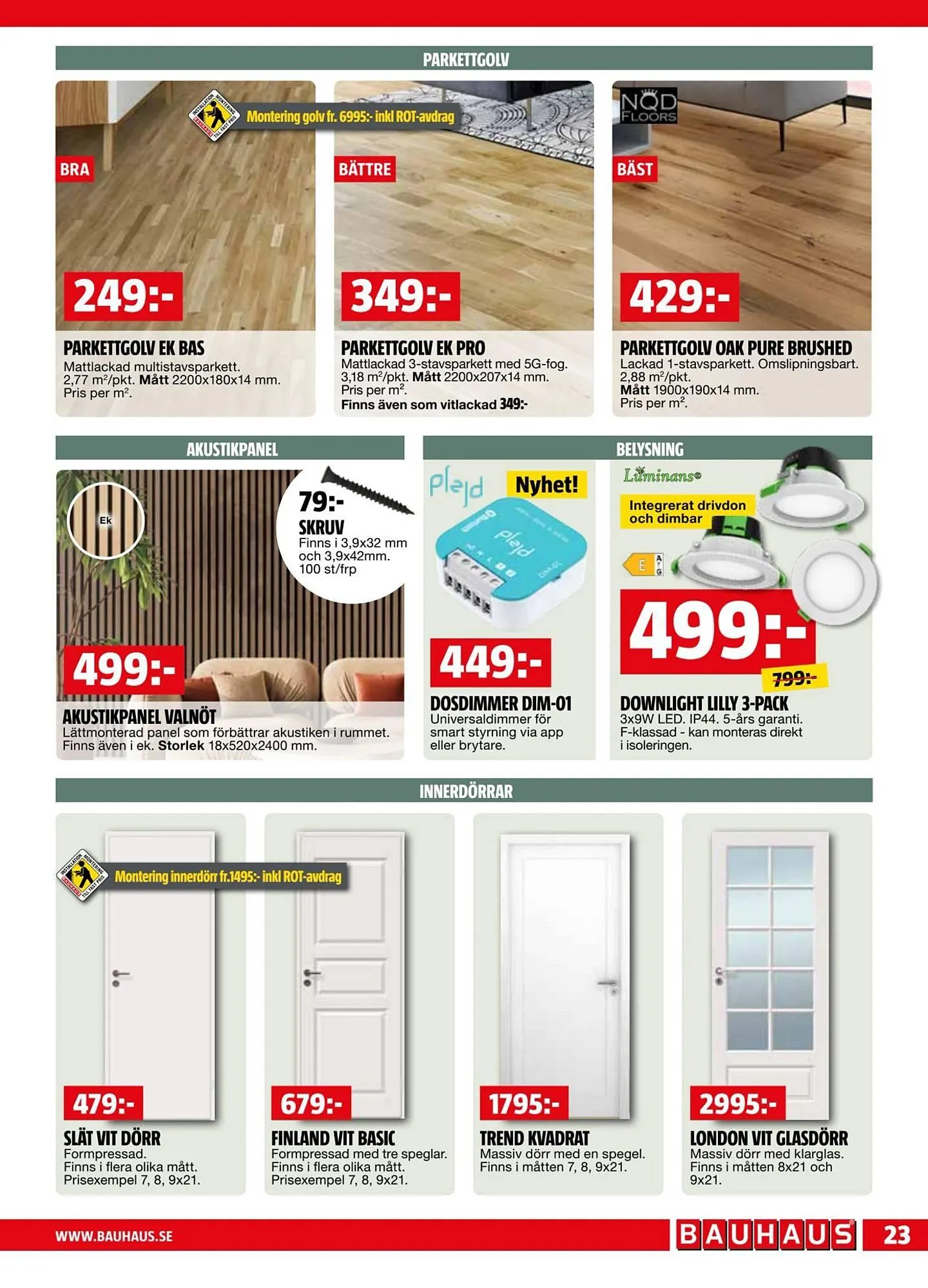 Bauhaus reklamblad från 7 april till 20 april 2026 - Reklamblad sidor 23