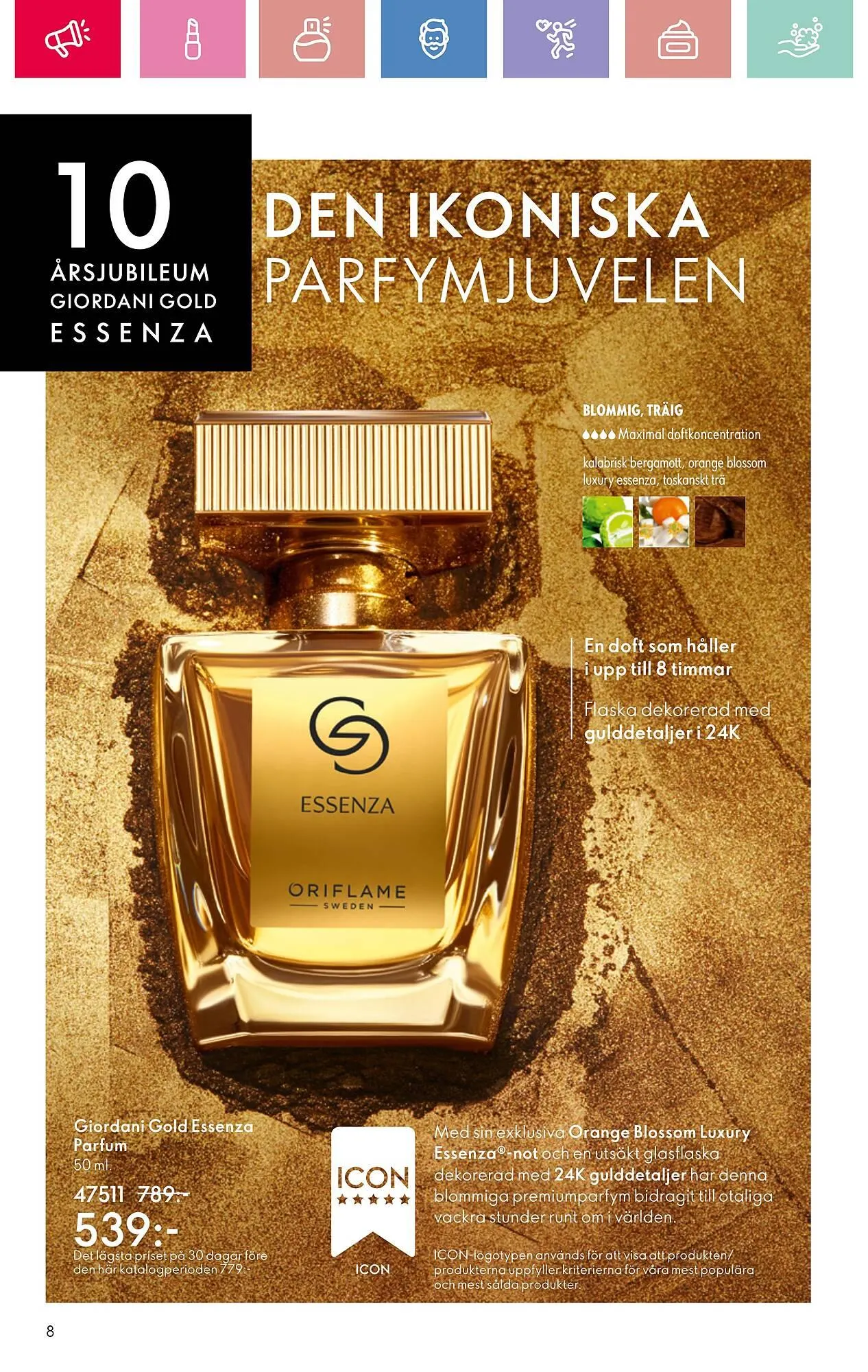 Oriflame reklamblad från 20 april till 9 maj 2025 - Reklamblad sidor 8