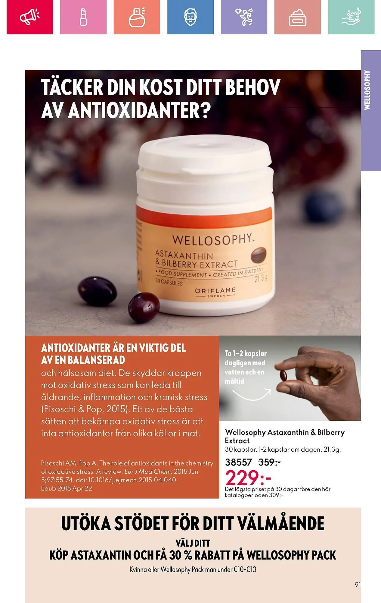 Oriflame reklamblad från 13 juli till 2 augusti 2025 - Reklamblad sidor 91