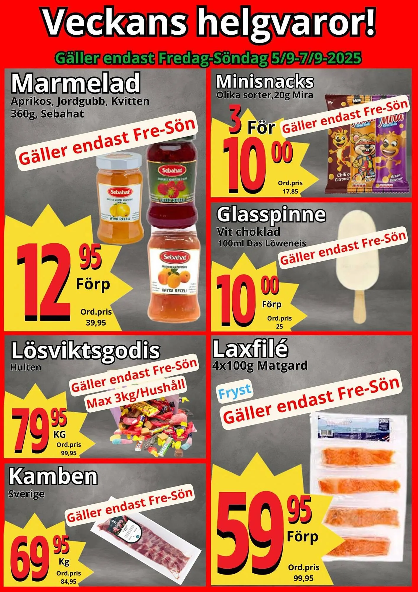 Supergrossen reklamblad från 1 september till 7 september 2025 - Reklamblad sidor 3