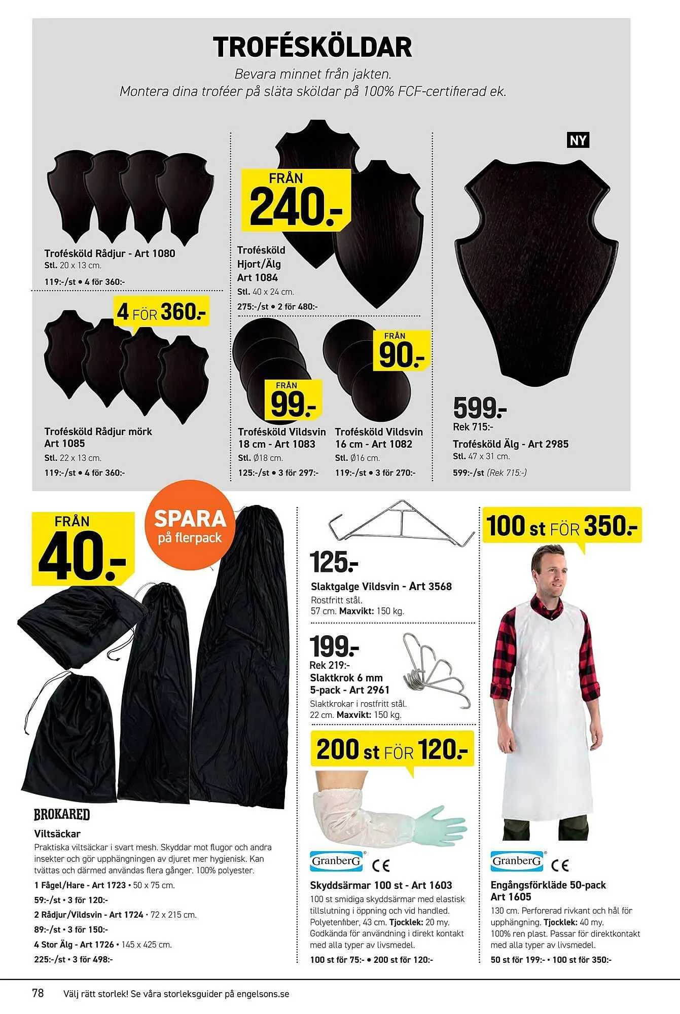 Engelsons reklamblad från 1 juli till 31 juli 2025 - Reklamblad sidor 78