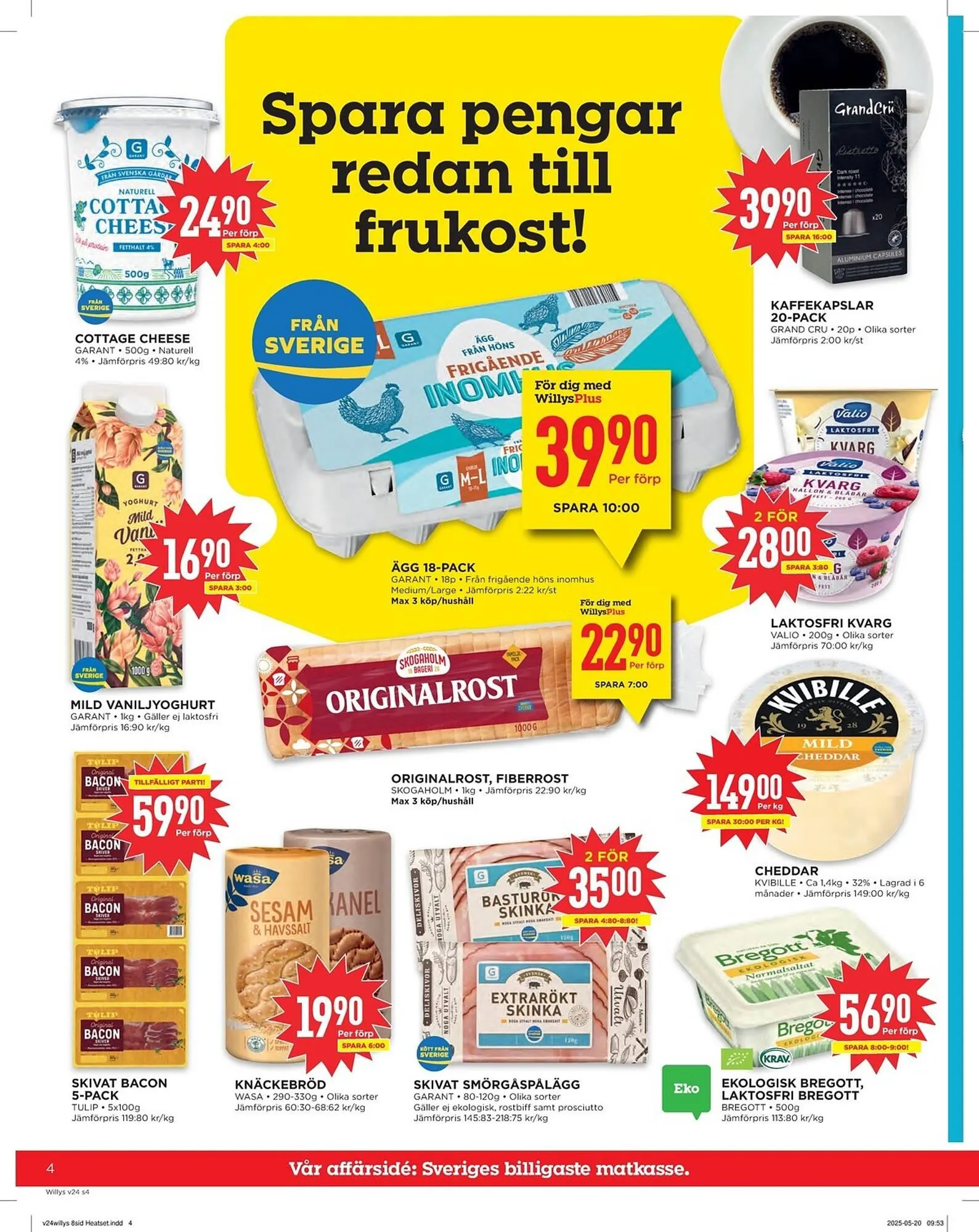 Willys reklamblad från 9 juni till 15 juni 2025 - Reklamblad sidor 4