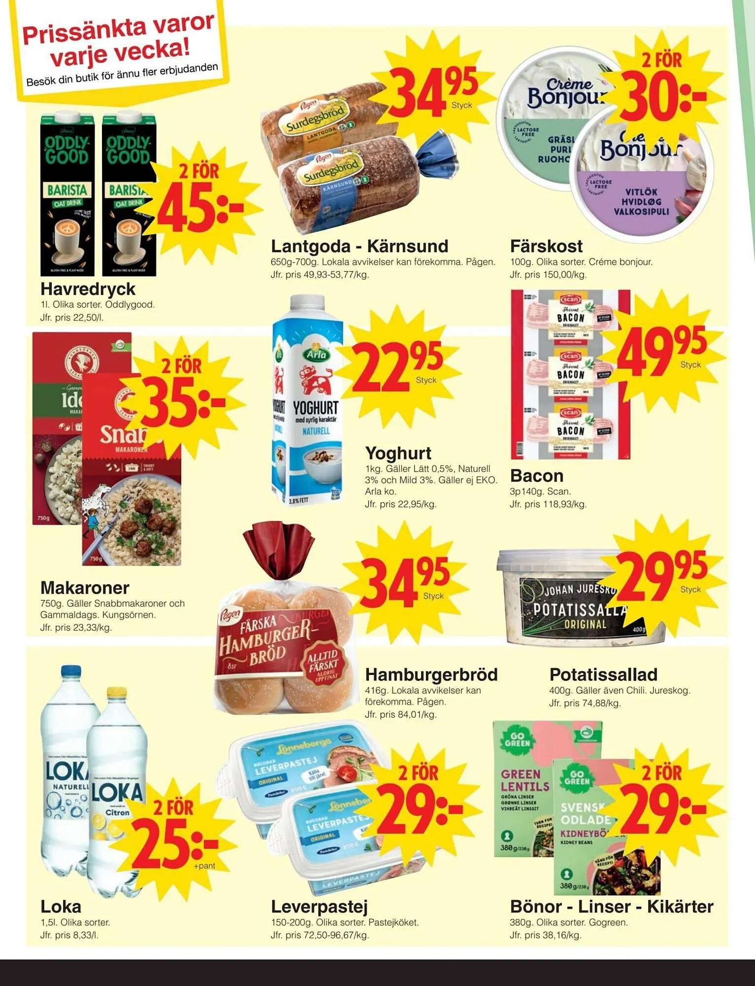 Matöppet reklamblad från 30 juni till 6 juli 2025 - Reklamblad sidor 2