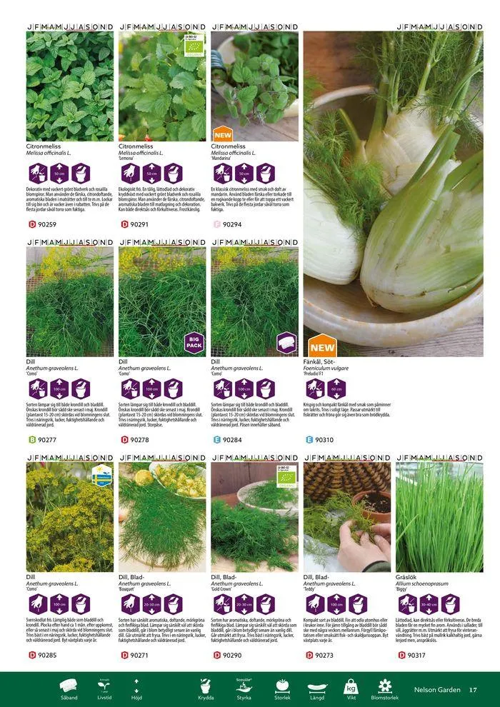 Nelson Gardens frökatalog 2024 är här! från 6 mars till 31 december 2024 - Reklamblad sidor 17