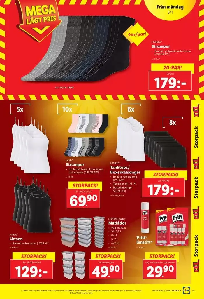 Aktuella deals och erbjudanden från 6 januari till 12 januari 2025 - Reklamblad sidor 15