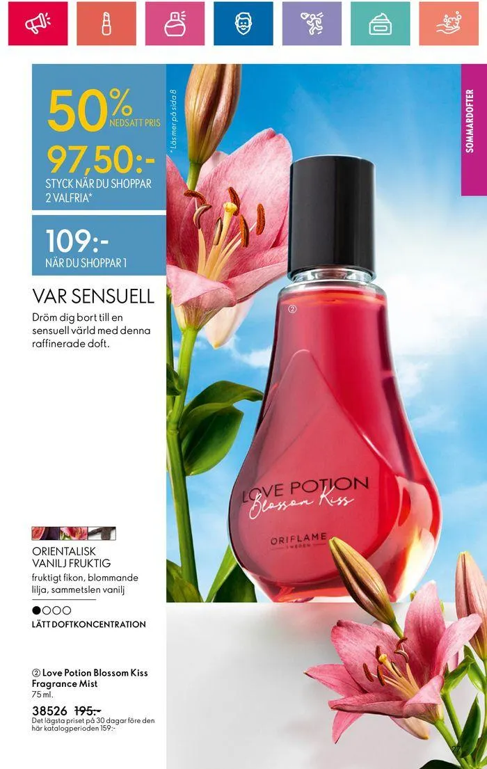 Oriflame reklamblad från 20 juni till 4 juli 2024 - Reklamblad sidor 27