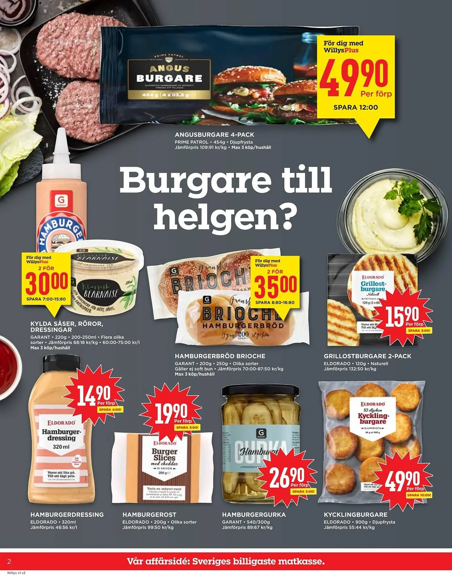 Willys reklamblad från 2 januari till 7 januari 2024 - Reklamblad sidor 2