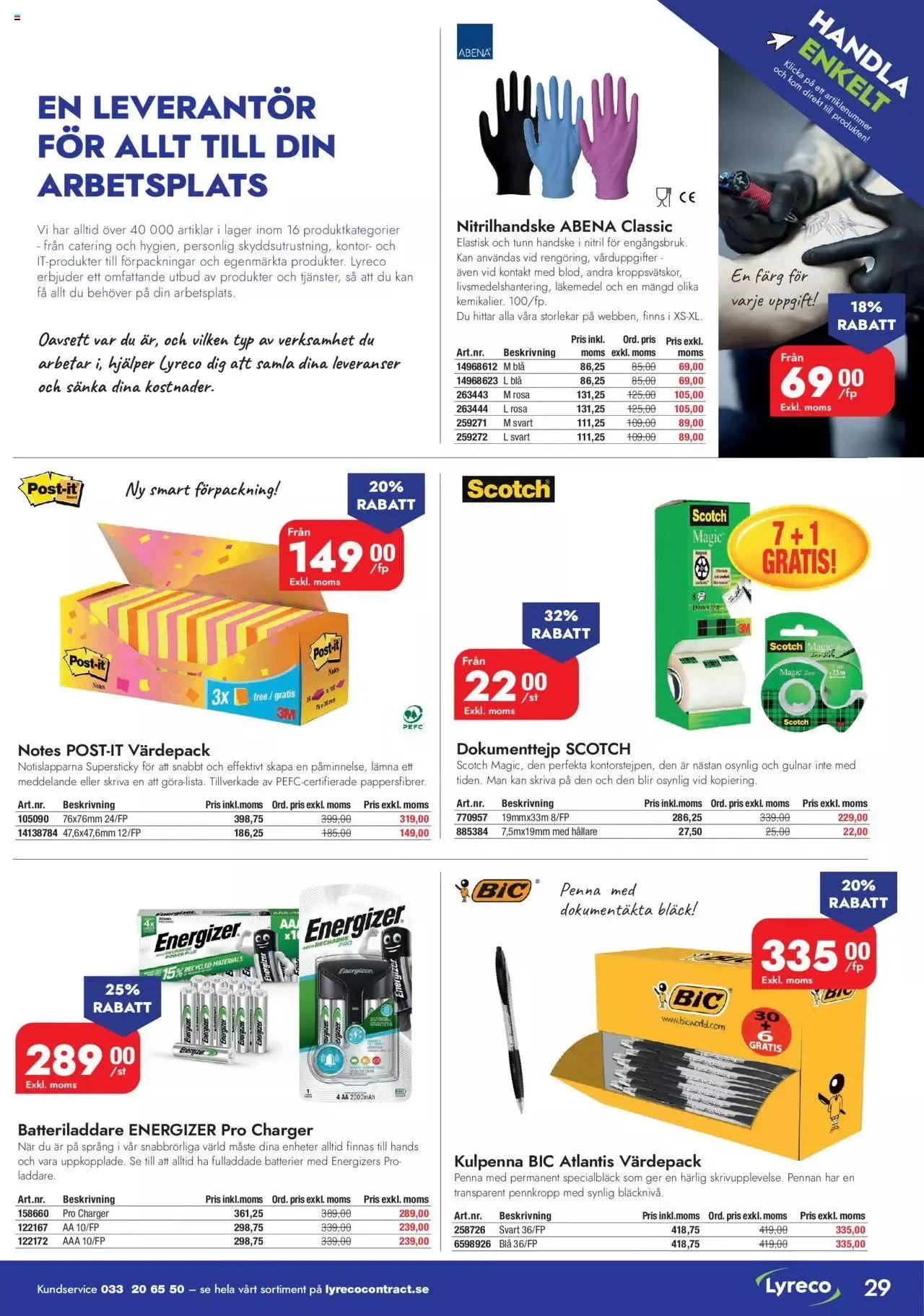 Staples - Lyreco INSPIRATION #1 2023 från 13 mars till 31 december 2023 - Reklamblad sidor 29