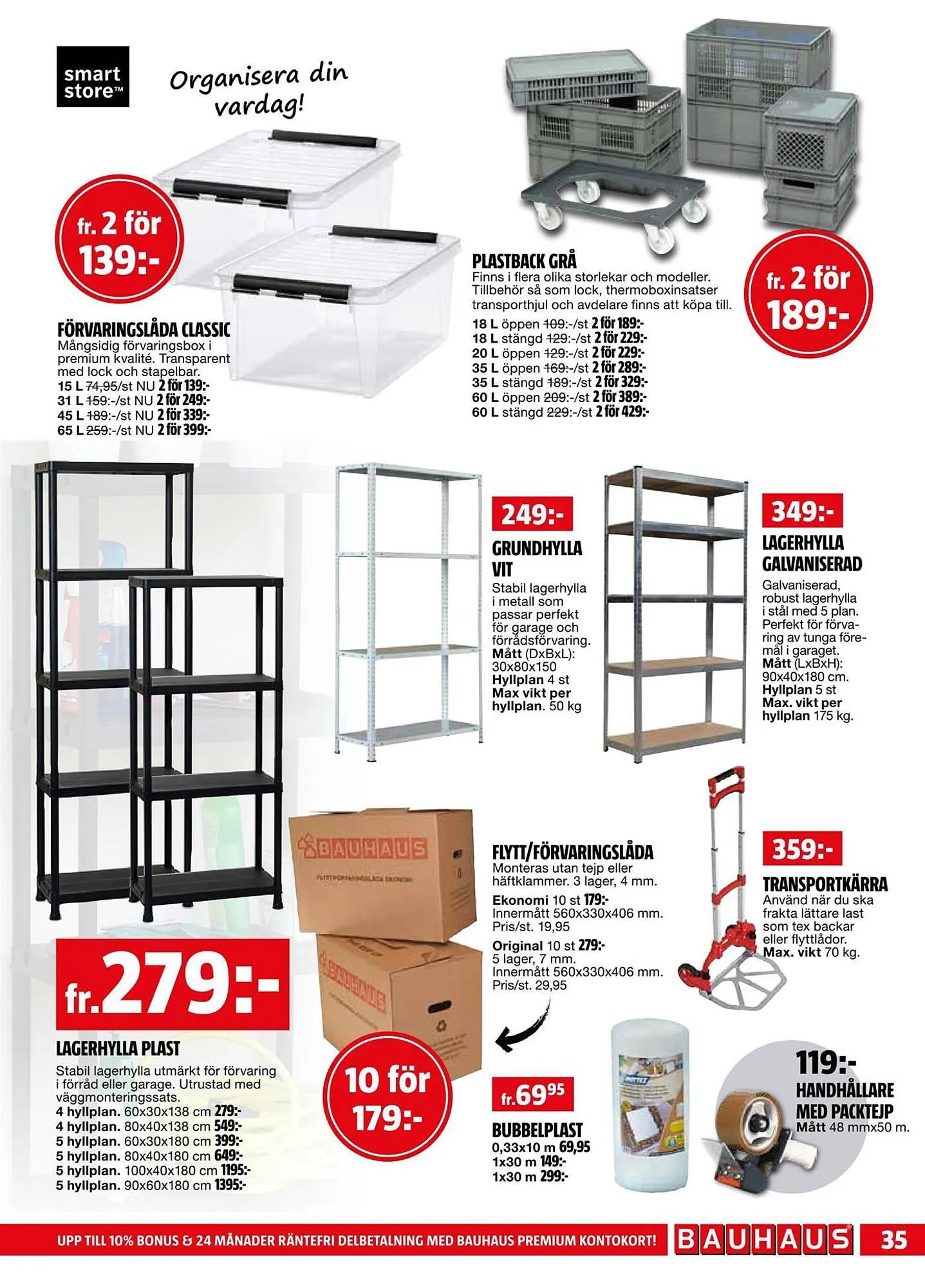 Bauhaus reklamblad från 1 oktober till 15 oktober 2023 - Reklamblad sidor 35