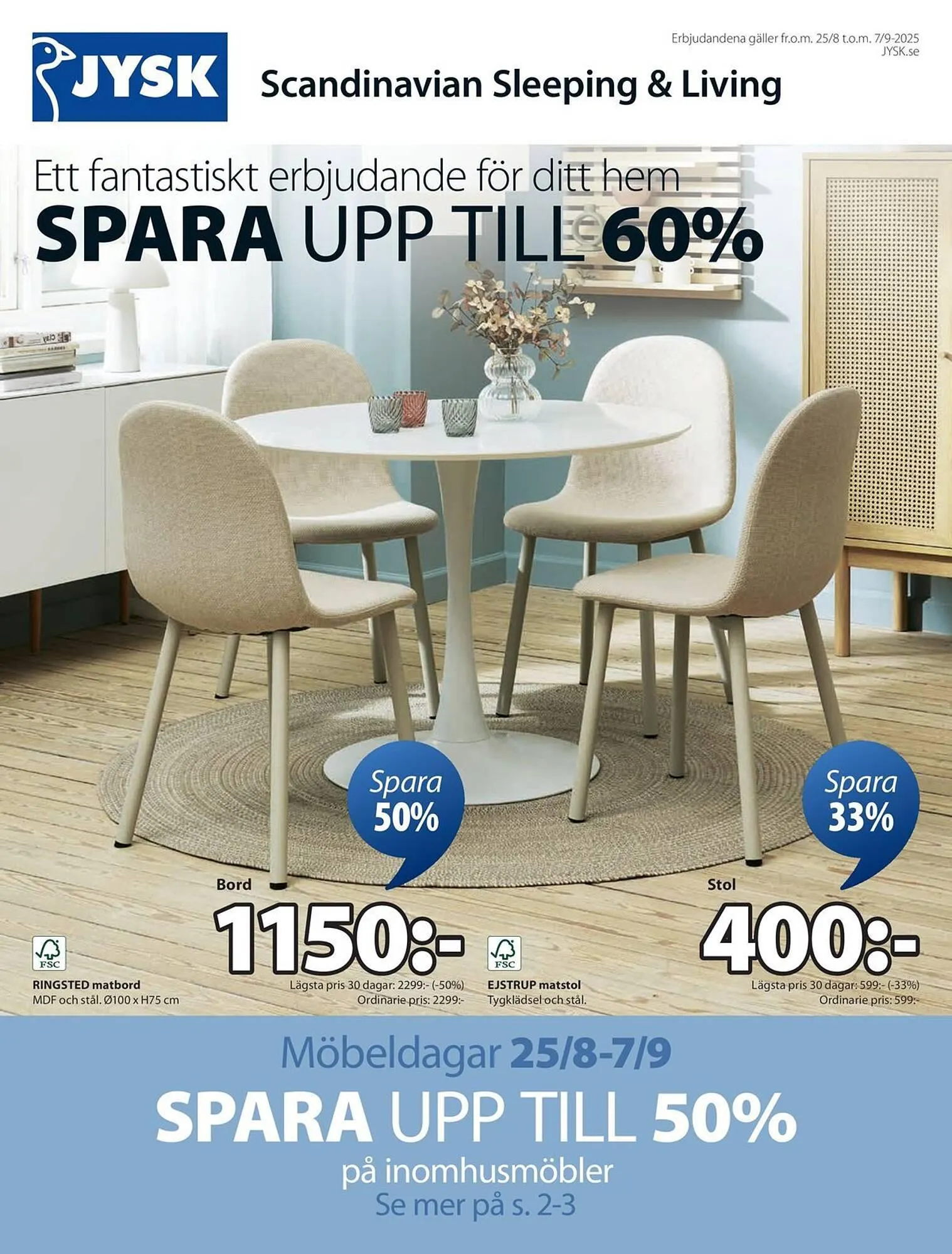 JYSK reklamblad från 9 september till 15 september 2025 - Reklamblad sidor 2