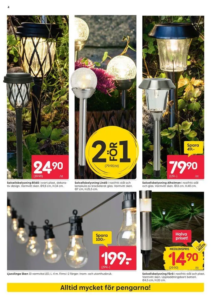 Rusta reklambad från 3 juni till 17 juni 2024 - Reklamblad sidor 4
