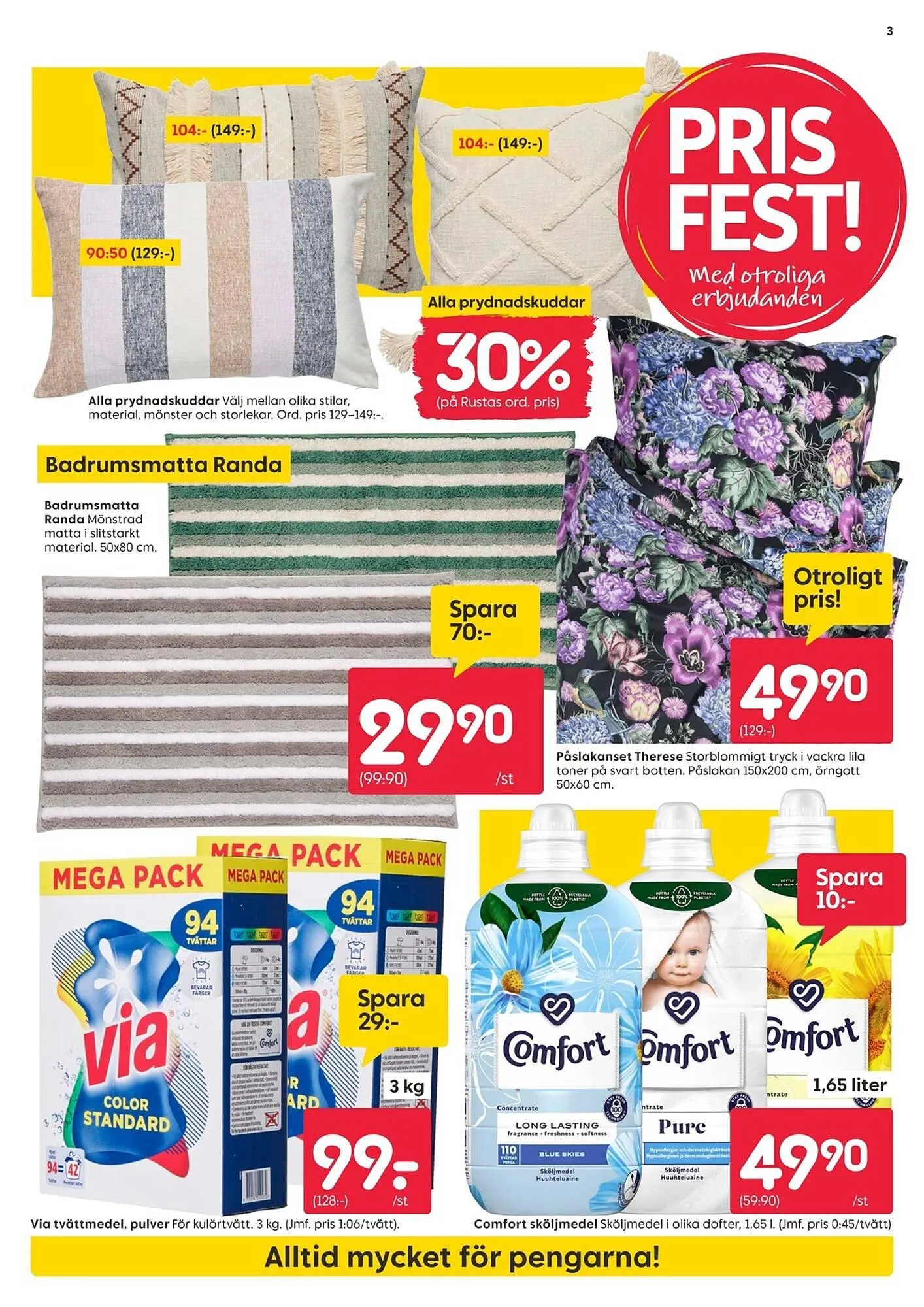 Rusta reklamblad från 10 mars till 16 mars 2025 - Reklamblad sidor 3