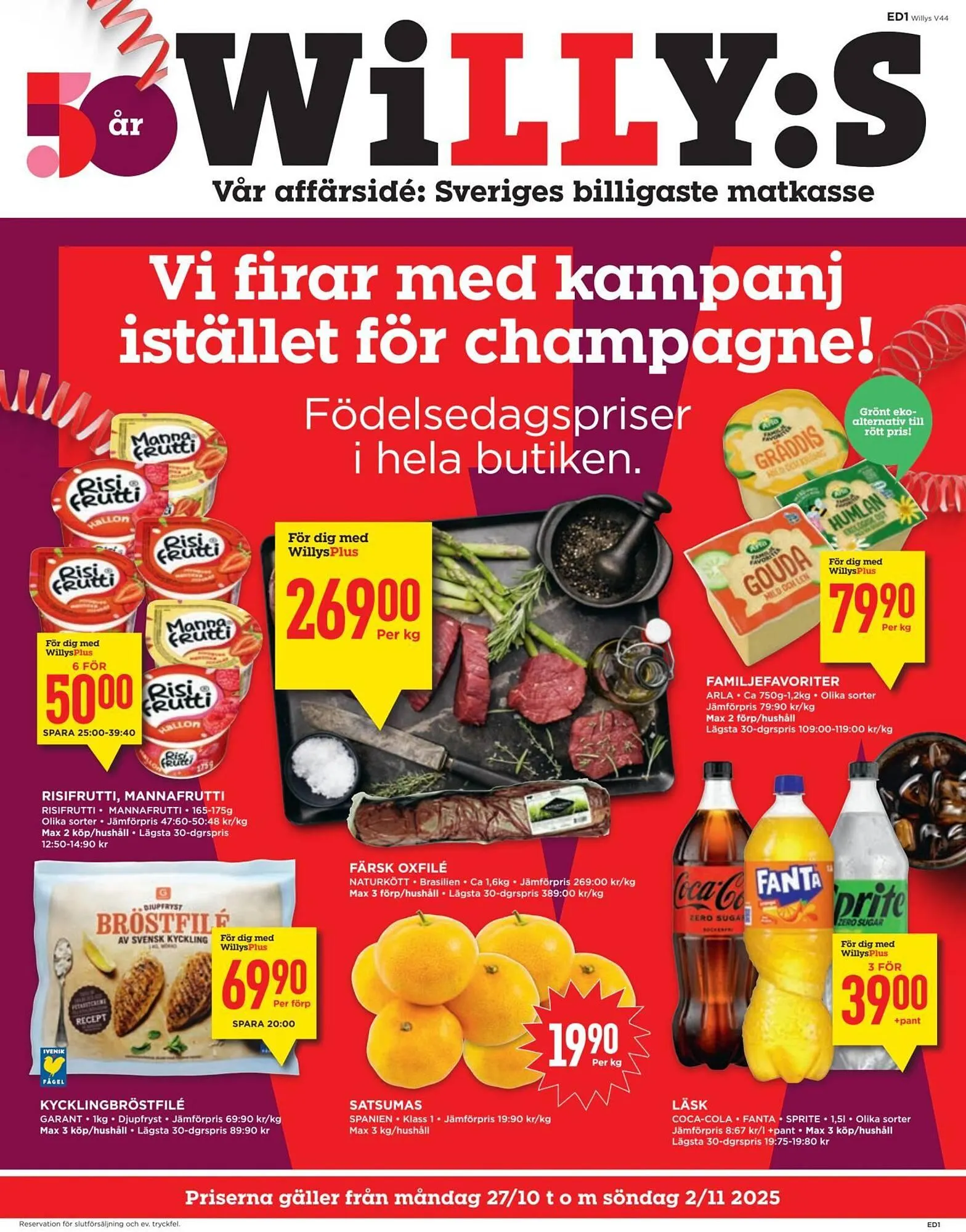 Willys reklamblad - 1
