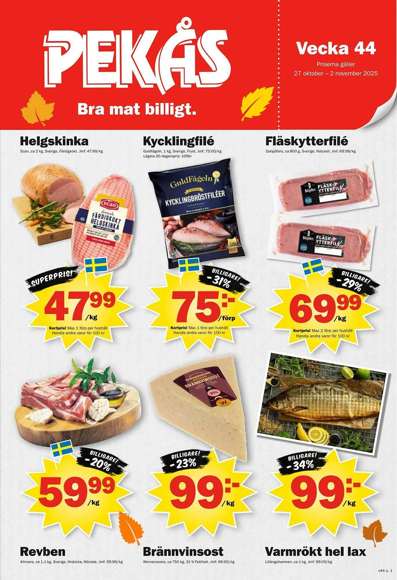 Pekås reklamblad - 1