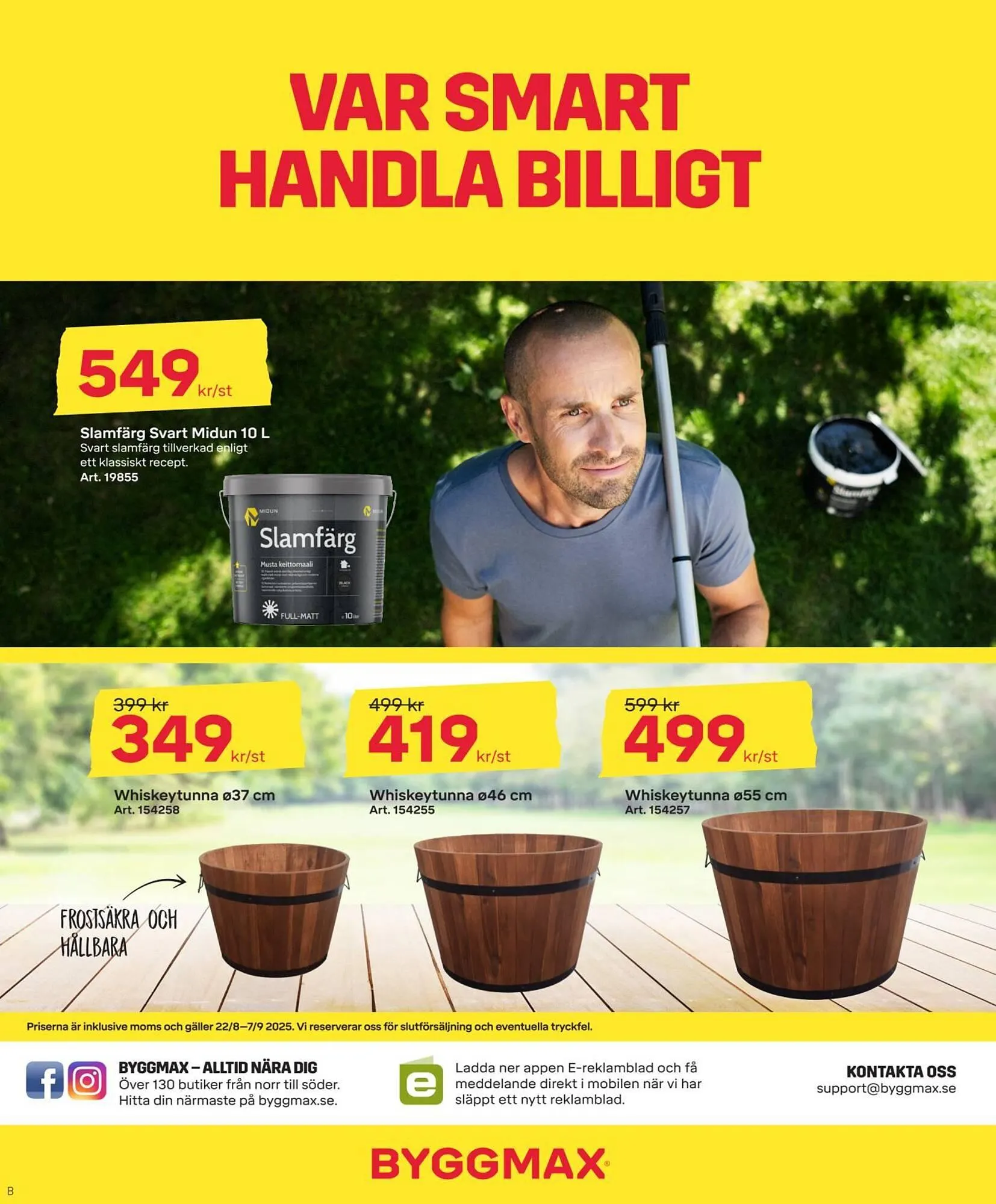 Byggmax reklamblad från 22 augusti till 7 september 2025 - Reklamblad sidor 8