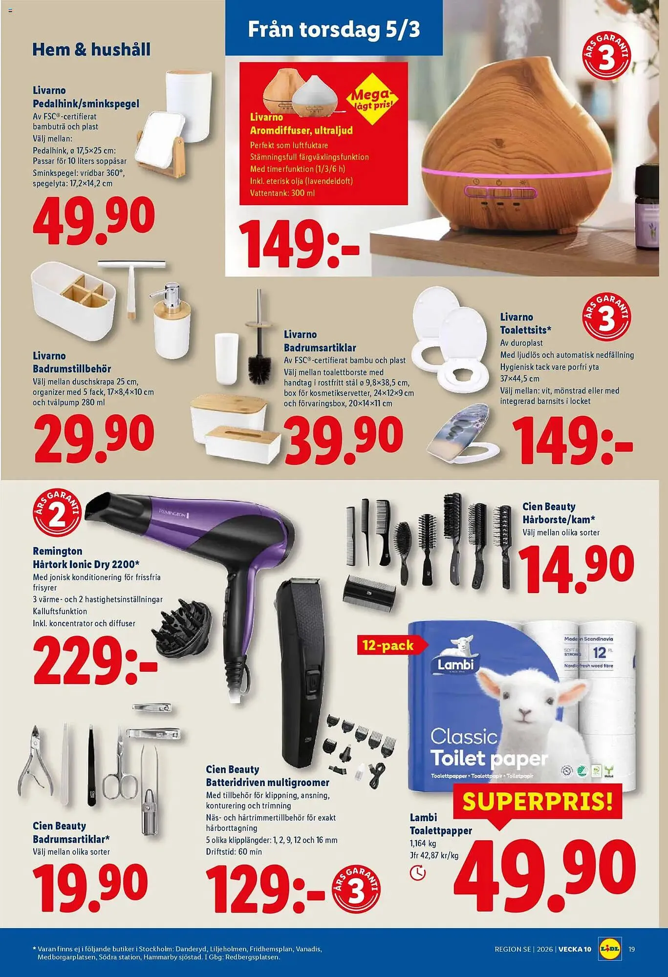 Lidl reklamblad från 2 mars till 8 mars 2026 - Reklamblad sidor 22